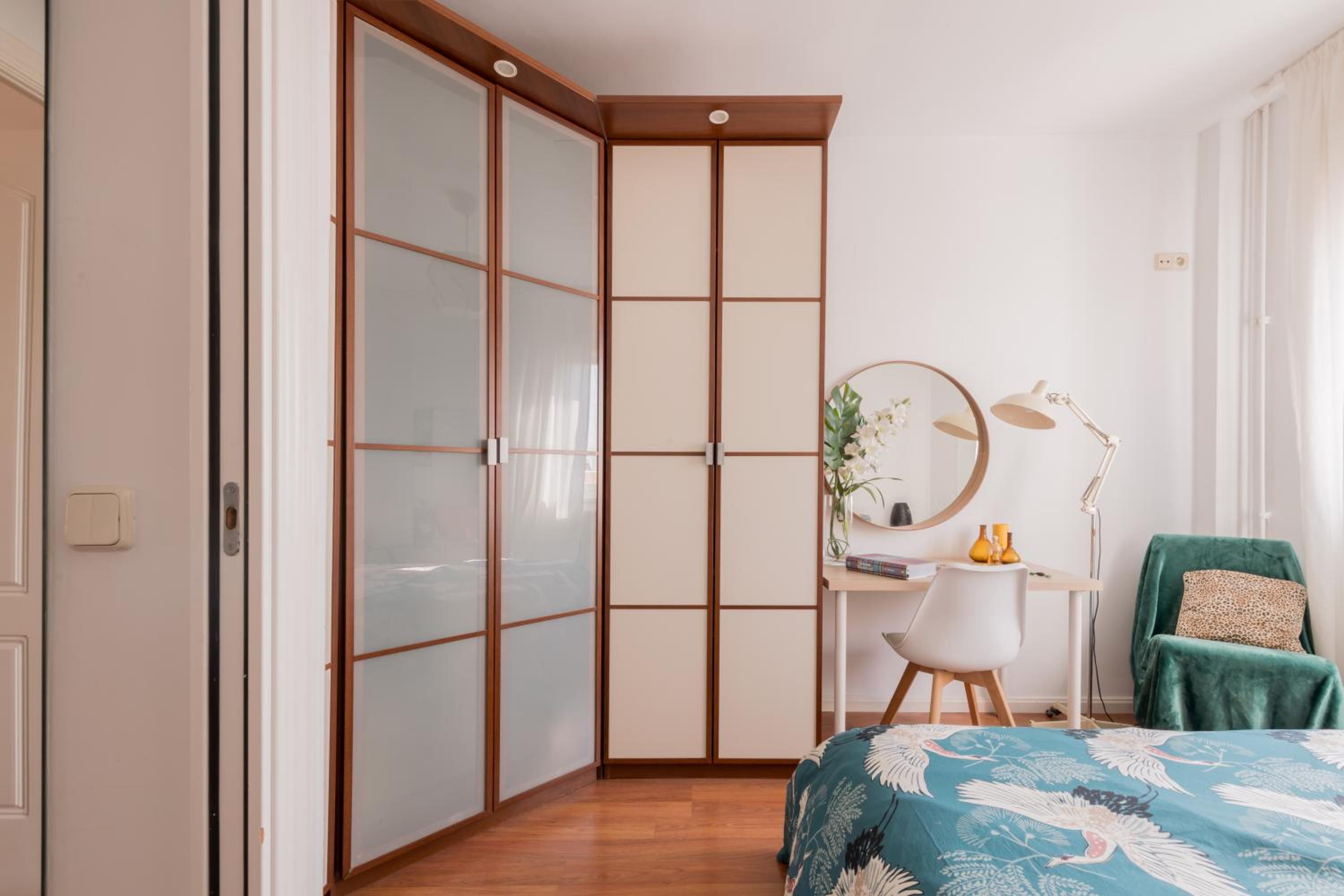 Cozy and Stylish Room with Natural Light and Vibrant Decor