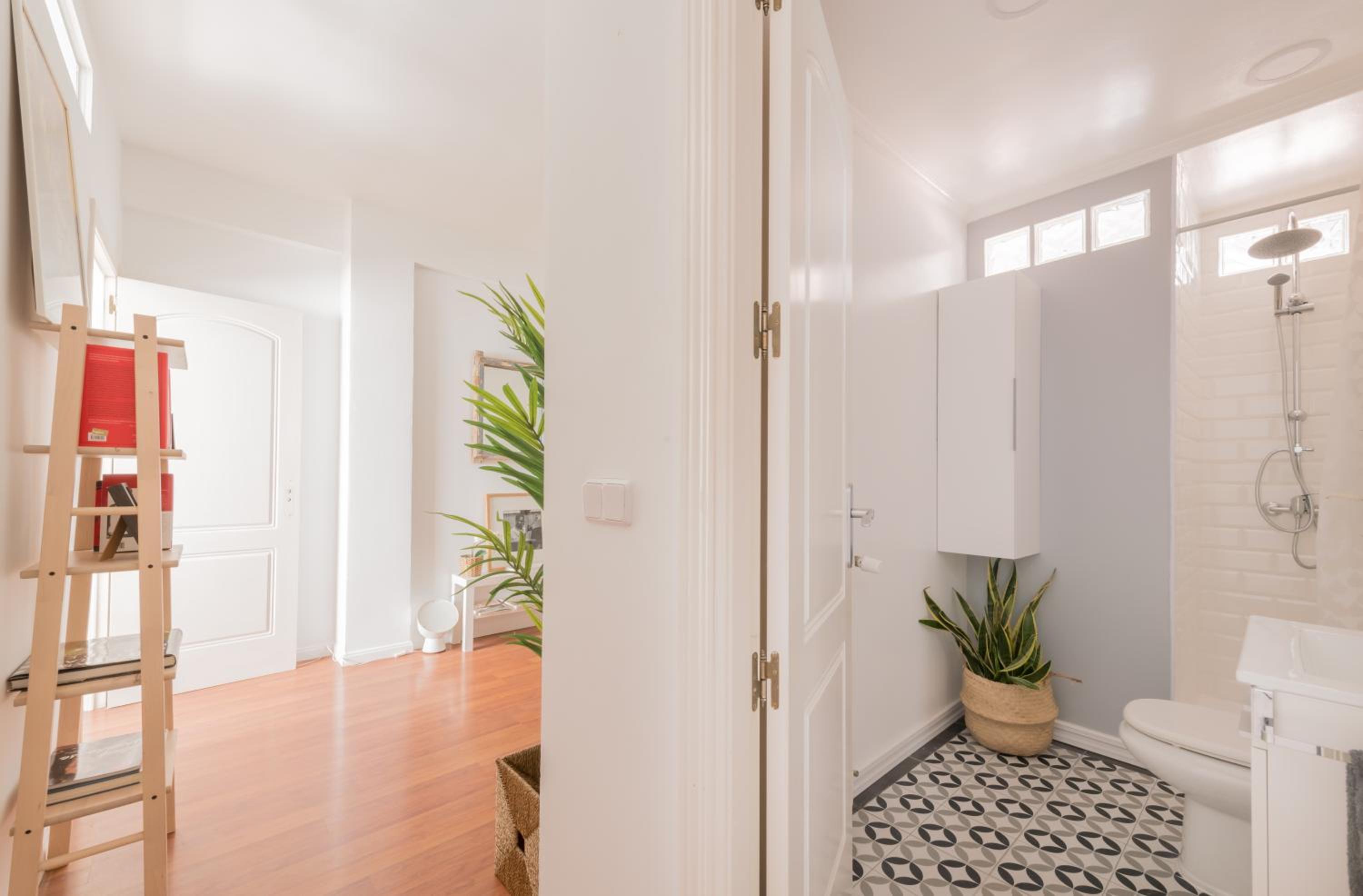 Cozy and Stylish Room with Natural Light and Vibrant Decor