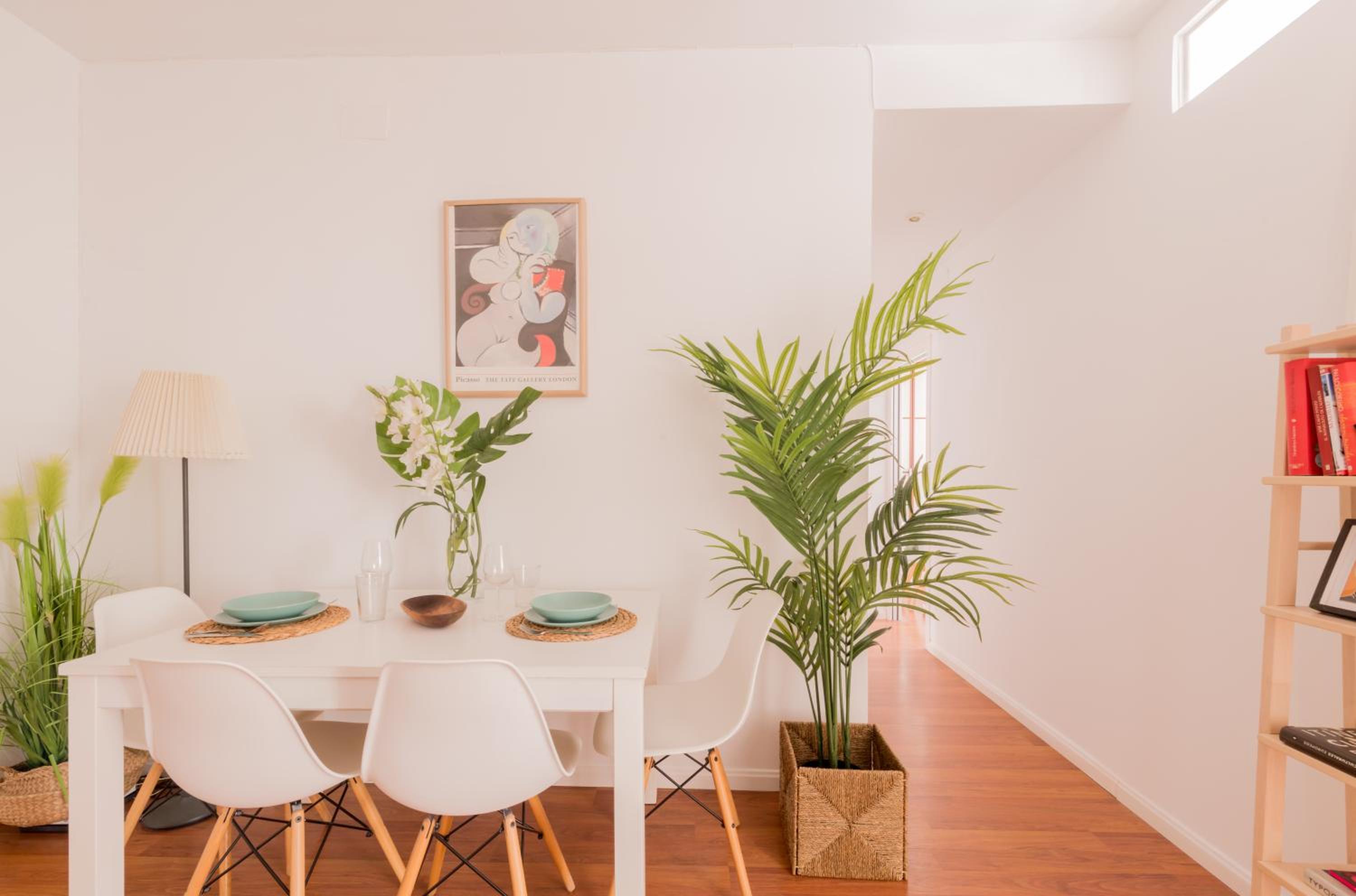 Cozy and Stylish Room with Natural Light and Vibrant Decor