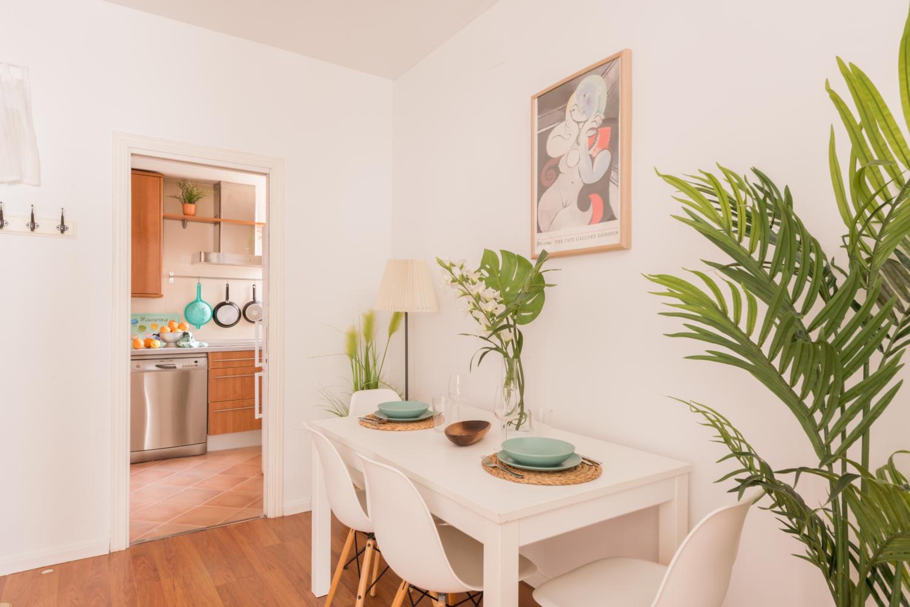 Cozy and Stylish Room with Natural Light and Vibrant Decor