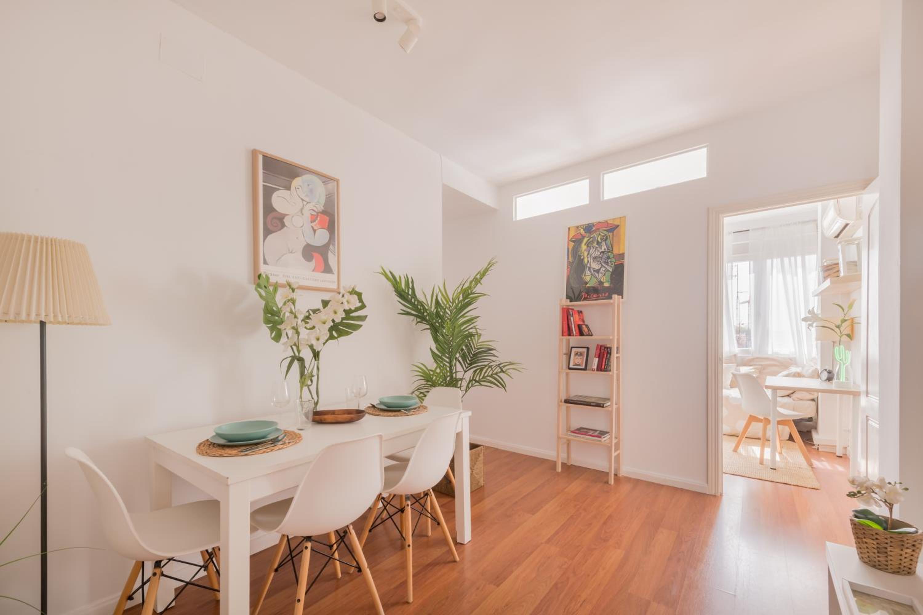 Cozy and Stylish Room with Natural Light and Vibrant Decor
