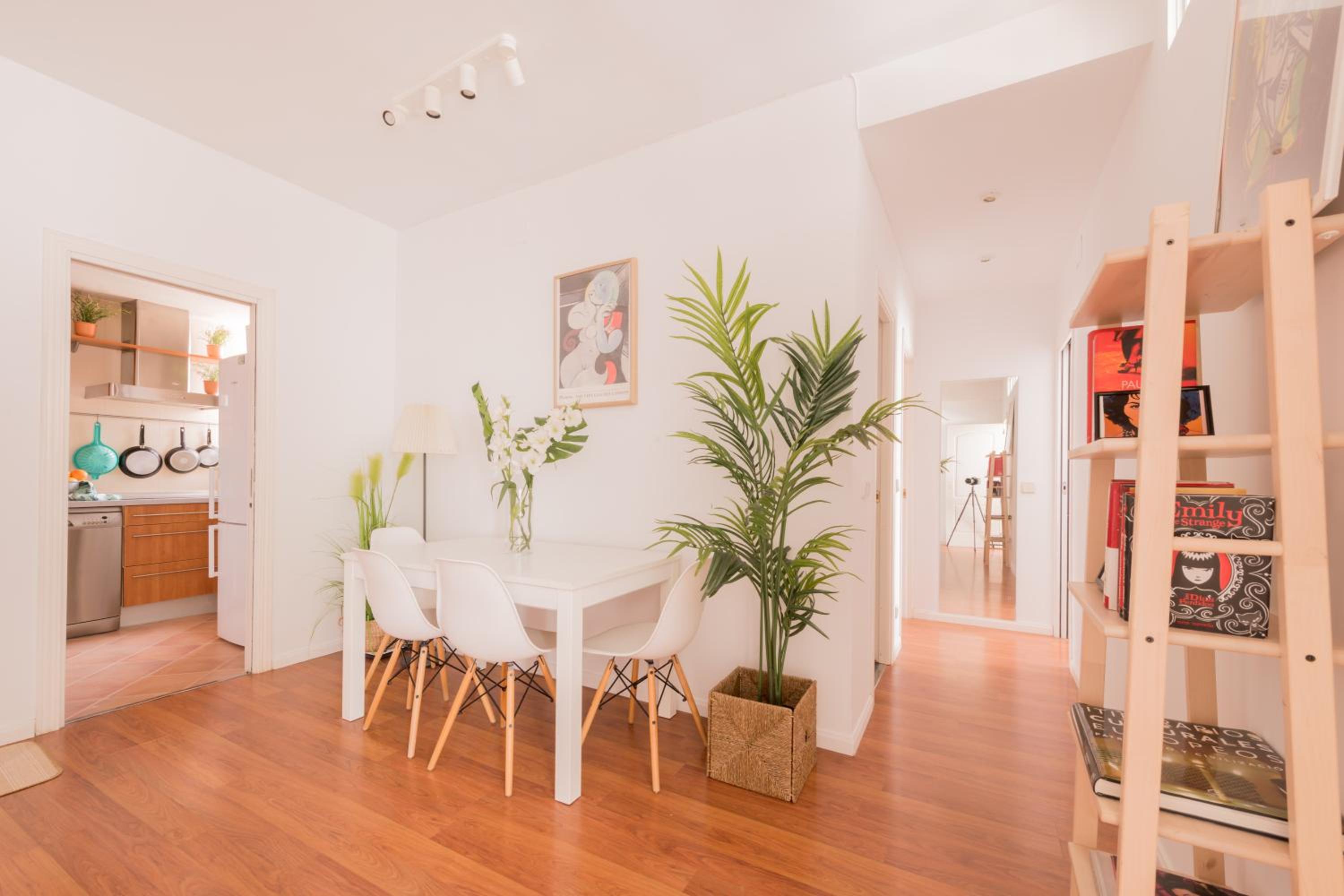 Cozy and Stylish Room with Natural Light and Vibrant Decor