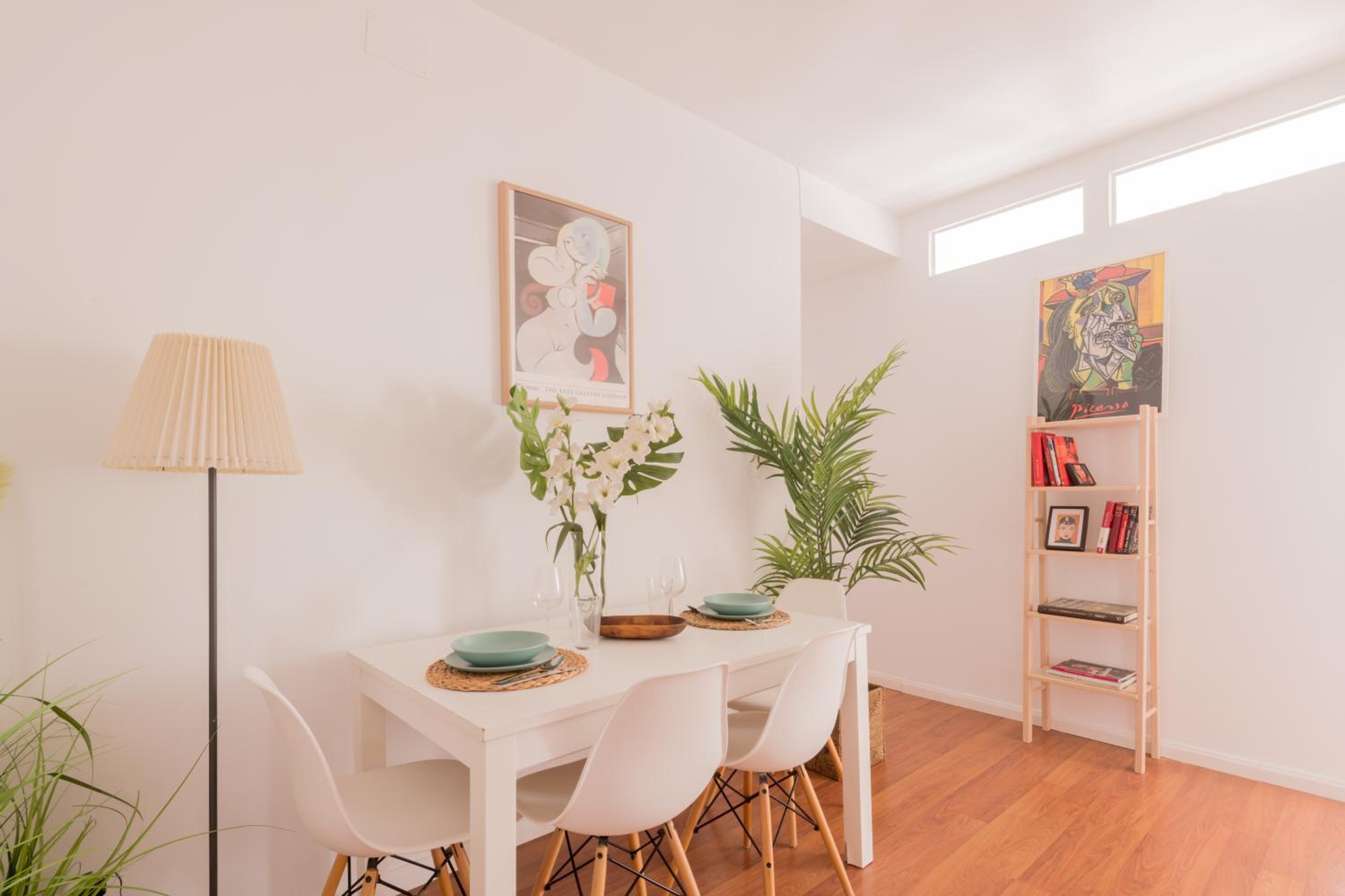 Cozy and Stylish Room with Natural Light and Vibrant Decor