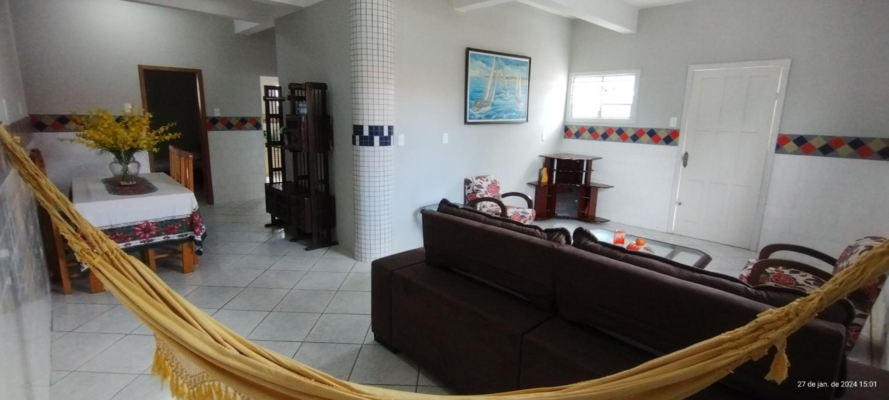 Apartamento Térreo Balneário Rincão com pátio, garagem e churrasqueira