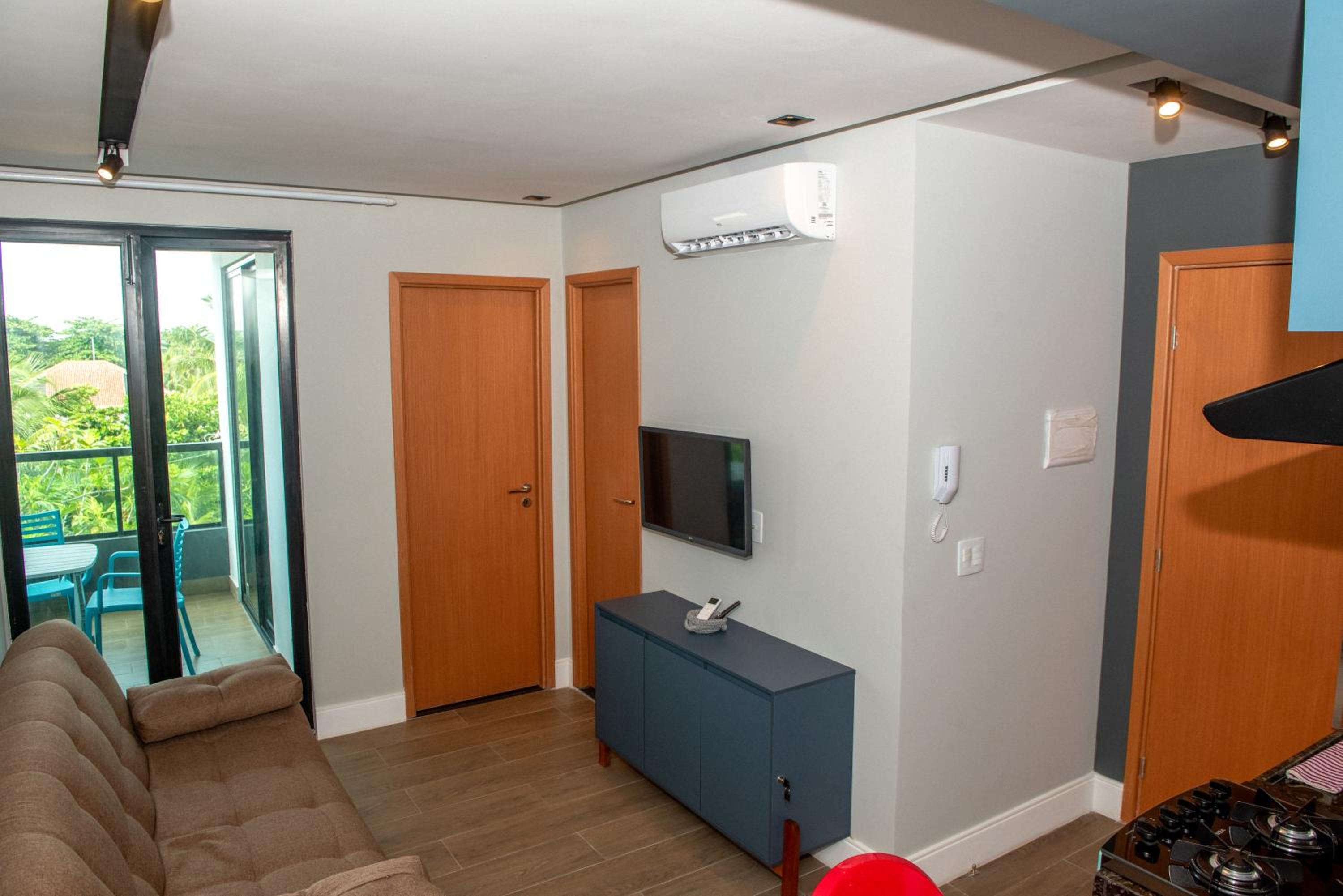 Apto com vista para o mar, Rooftop com piscina & sauna em Porto de Galinhas