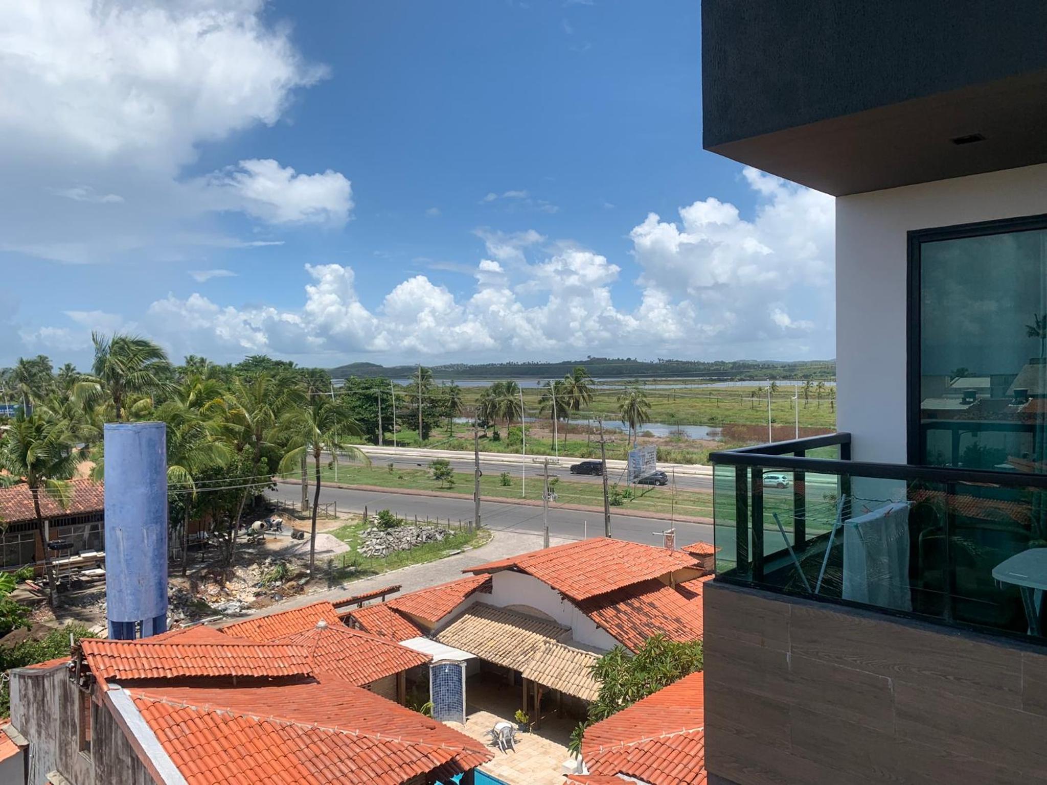 Apto com vista para o mar, Rooftop com piscina & sauna em Porto de Galinhas