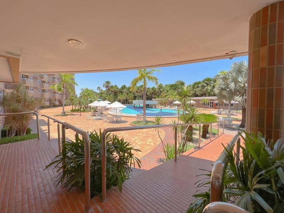 Apto vista piscina no melhor resort dos lençóis