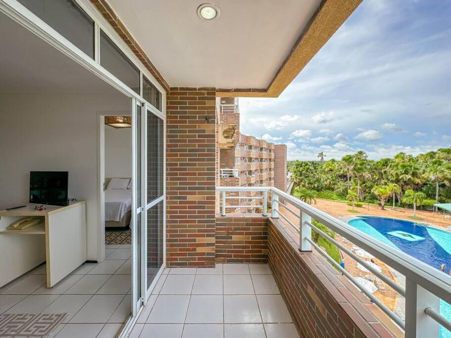 Apto vista piscina no melhor resort dos lençóis