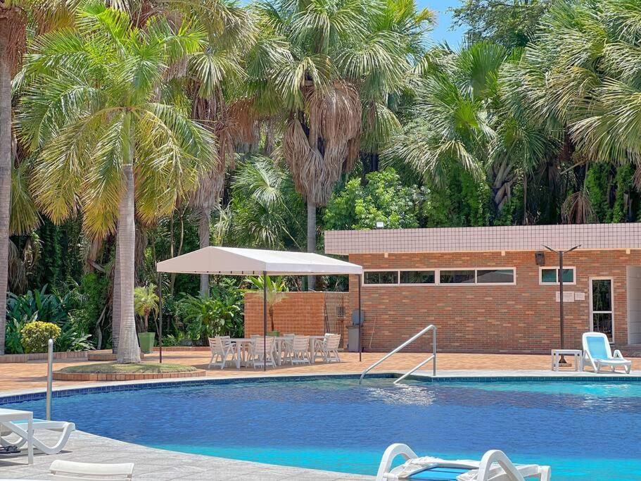 Apto vista piscina no melhor resort dos lençóis