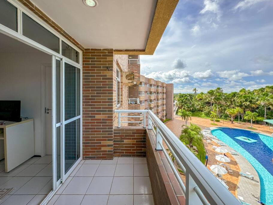 Apto vista piscina no melhor resort dos lençóis