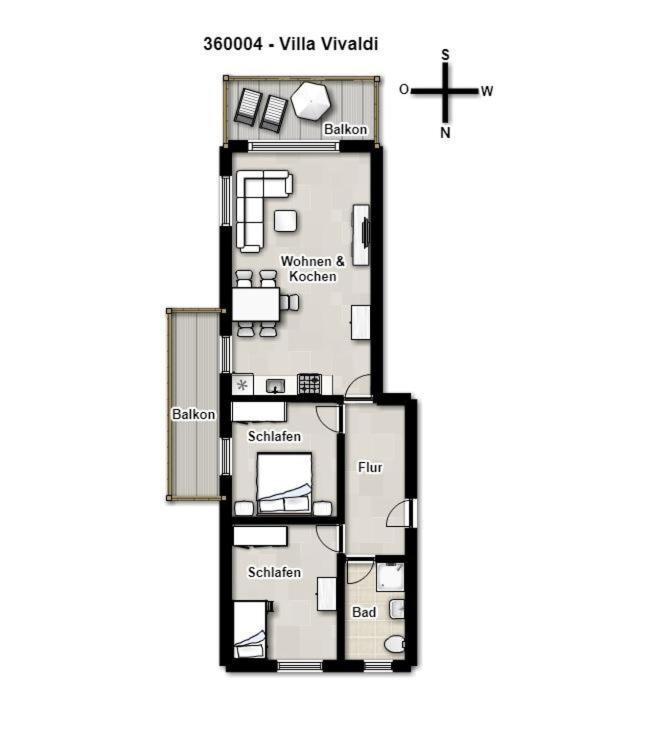 Villa Vivaldi Ferienwohnung 4