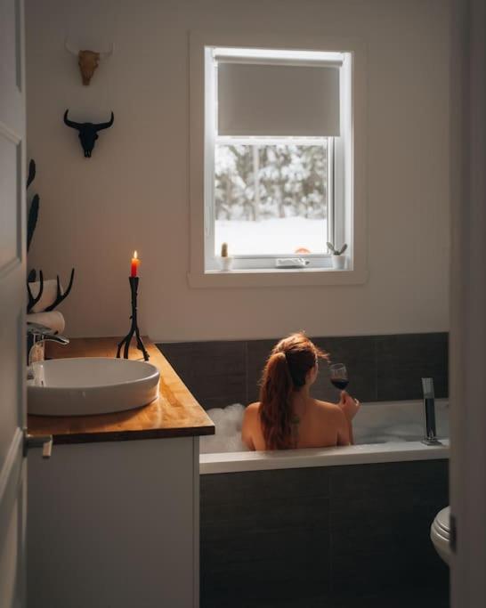 Private Hot tub 15min from Ski Montcalm Boisé