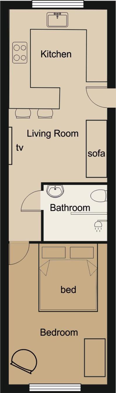 1 bed apartment in the park a quiet enclave view 5