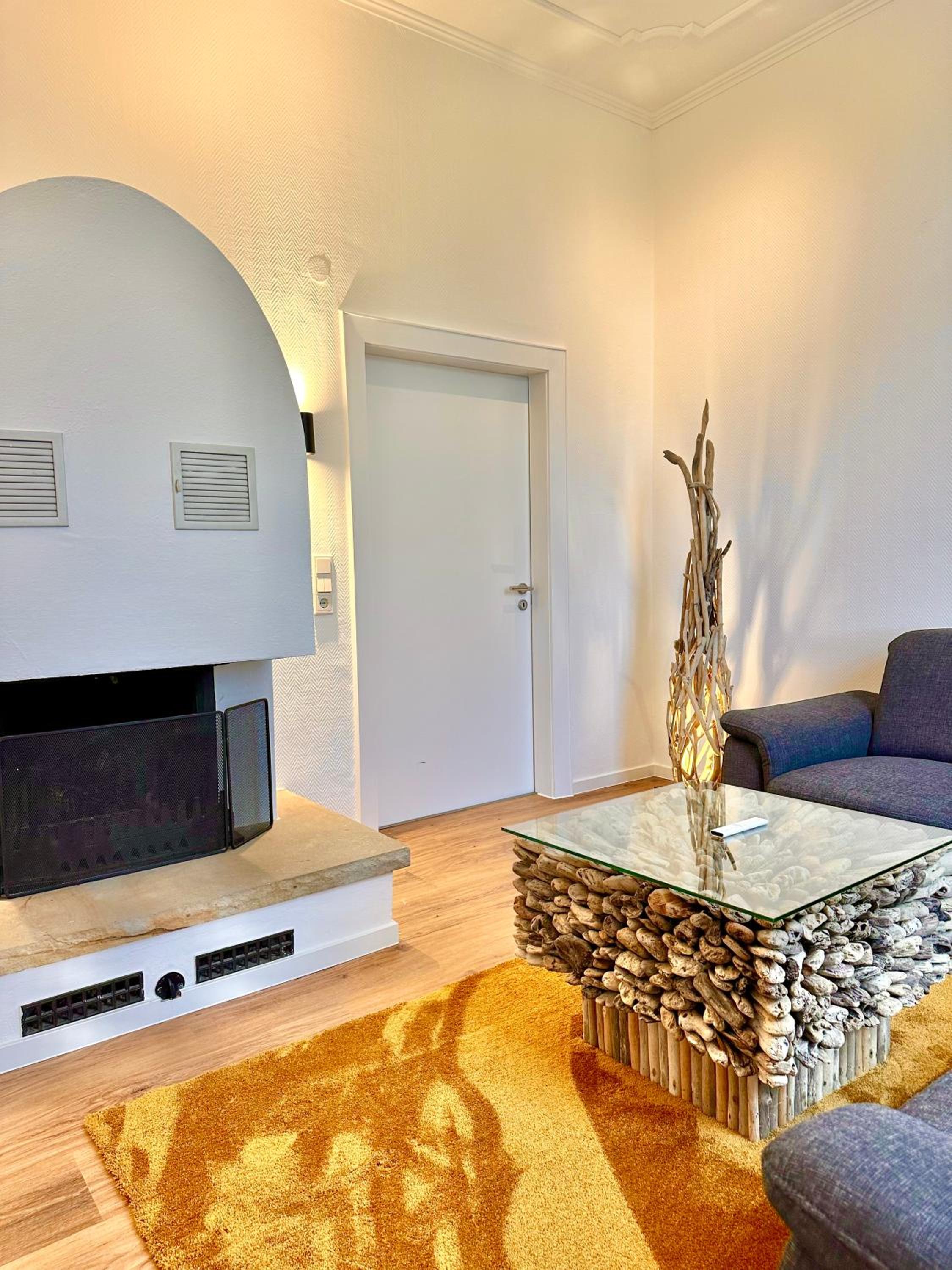 Ferienhaus Weserblick am Sandstrand mit Dart, Billard und Tischkicker