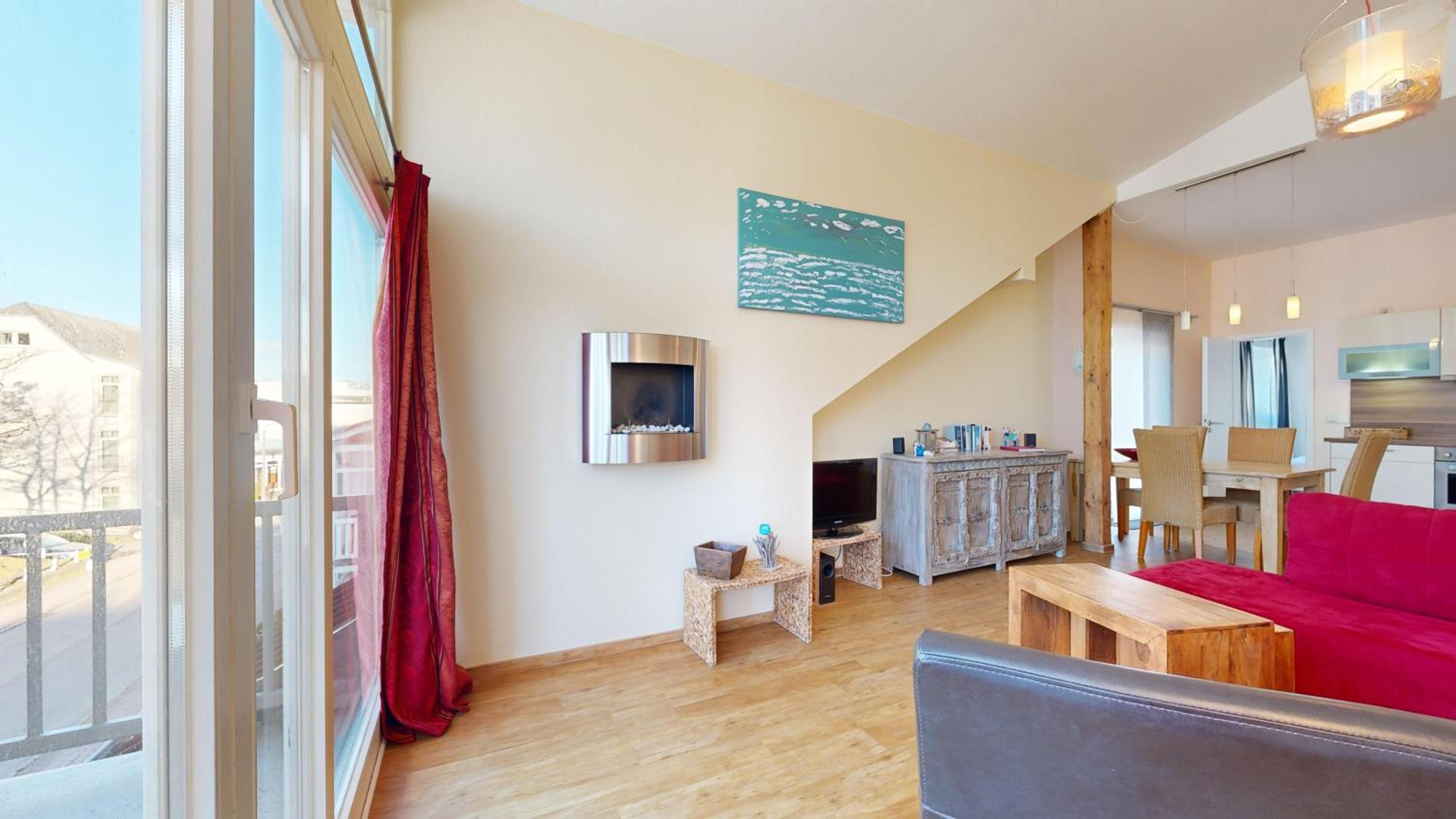 strandnahe FeWo mit 2 Schlafzimmern und Balkon, Villa Strandidyll, Binz