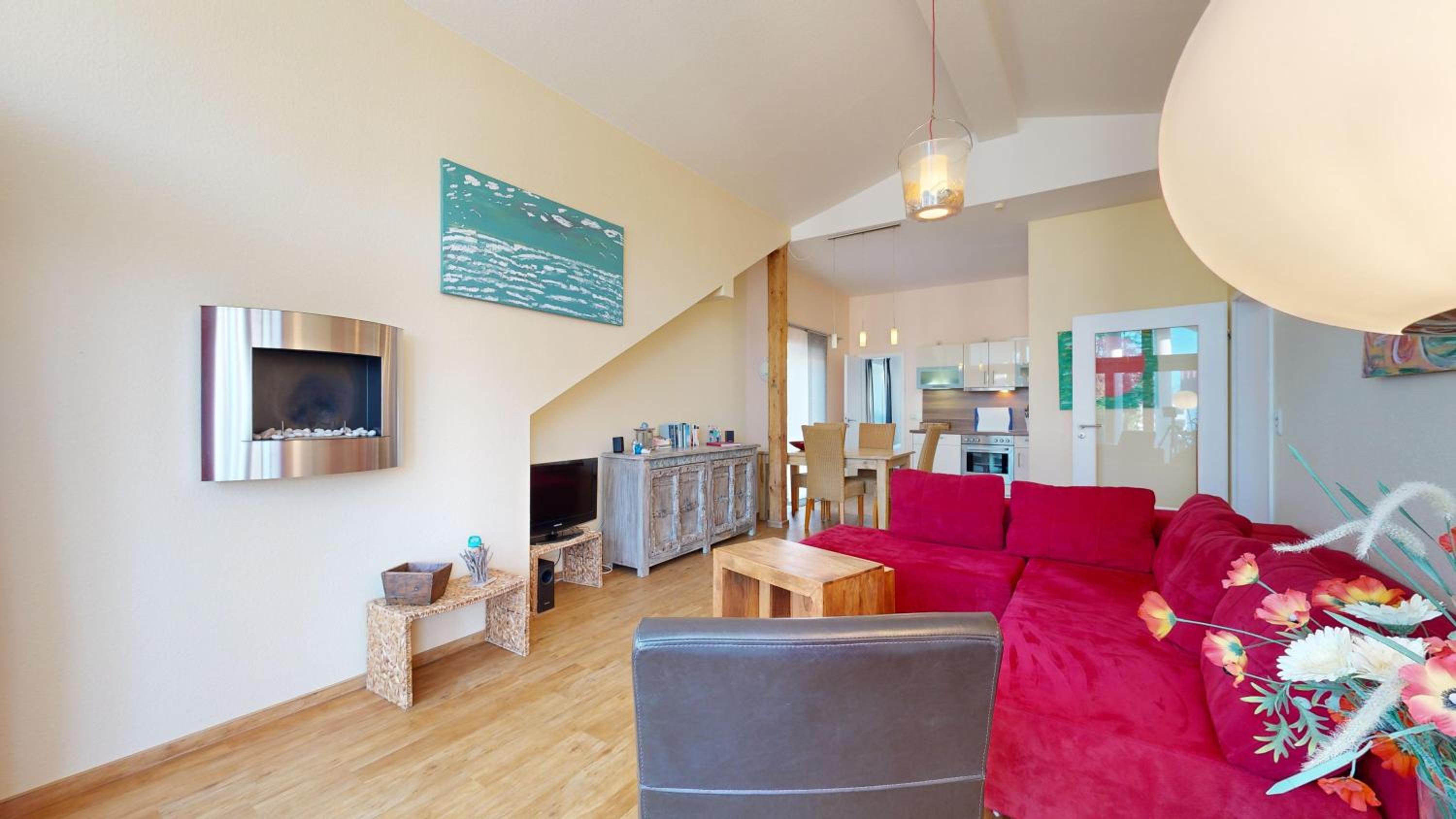 strandnahe FeWo mit 2 Schlafzimmern und Balkon, Villa Strandidyll, Binz