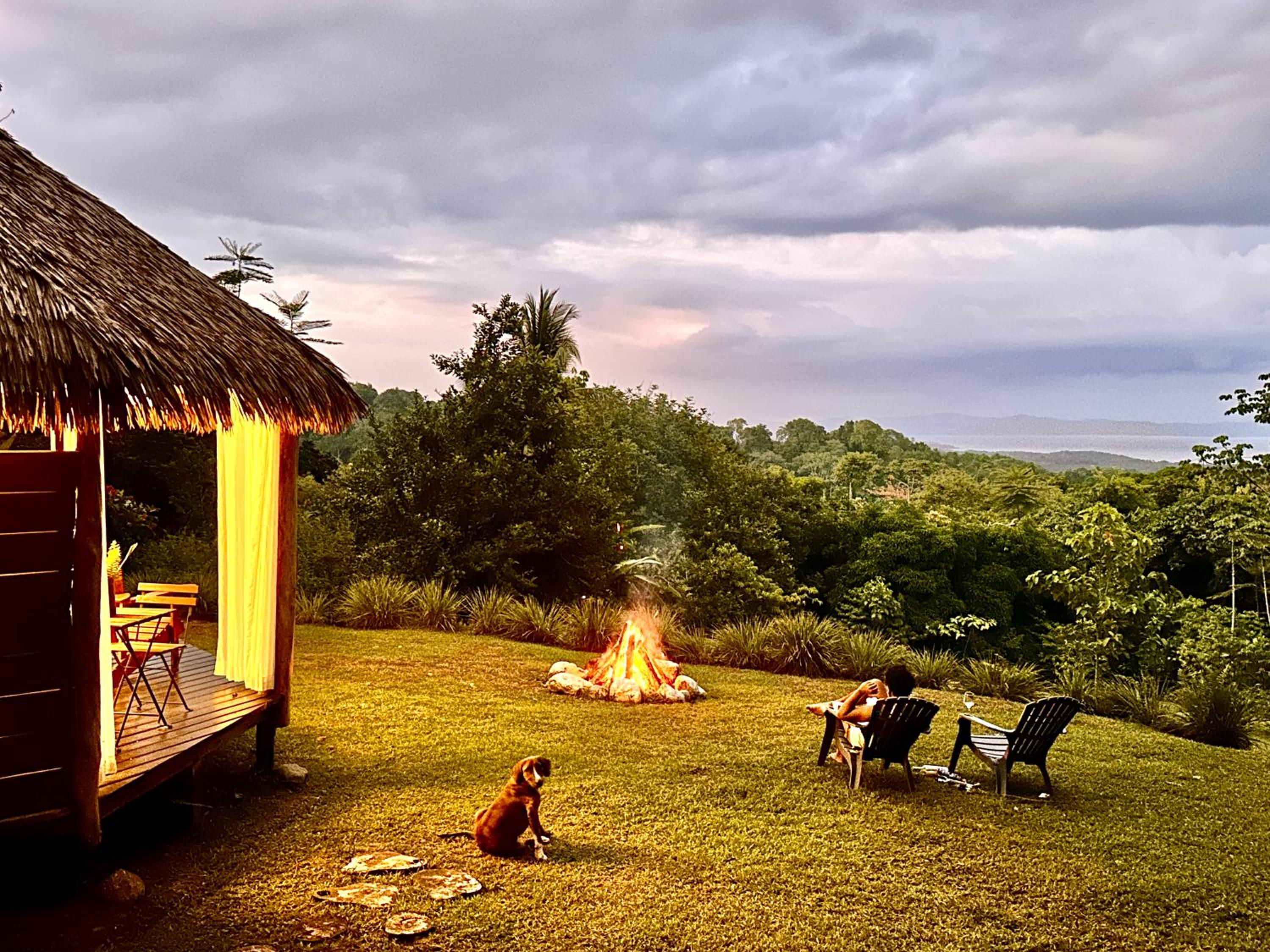 Finca Terra Incognita - Wood cabins in the jungle - Sea view