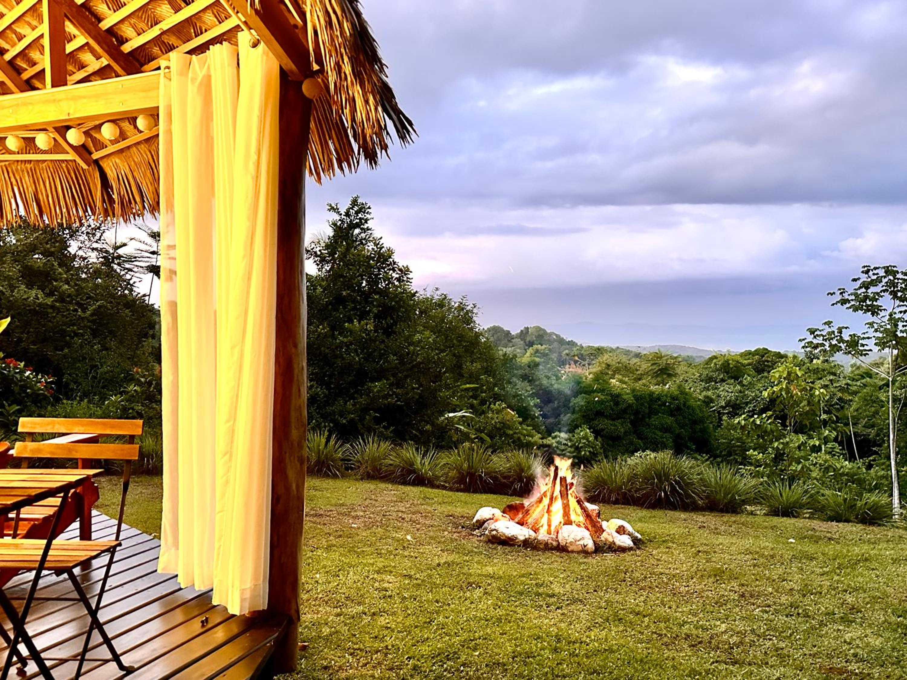 Finca Terra Incognita - Wood cabins in the jungle - Sea view