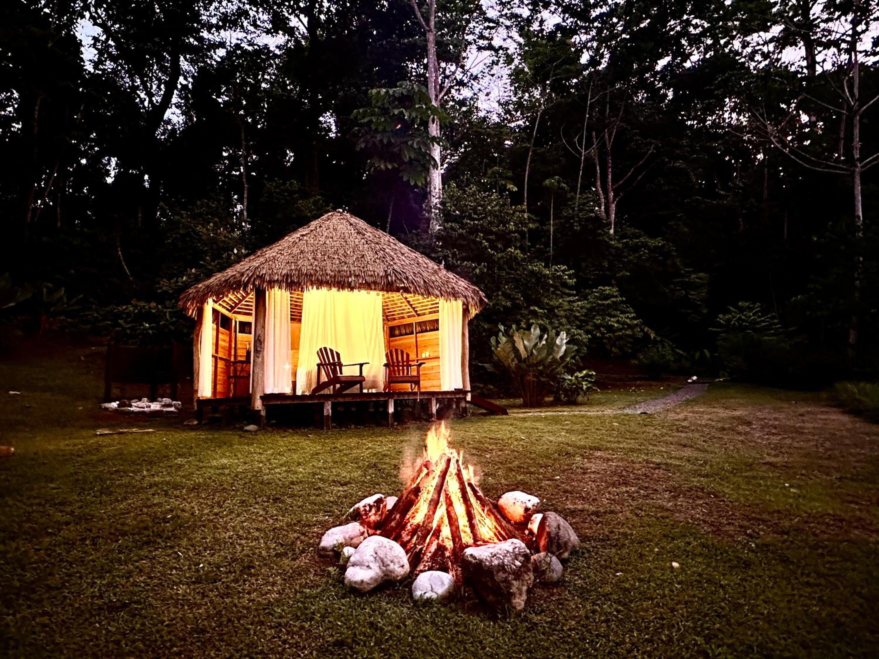 Finca Terra Incognita - Wood cabins in the jungle - Sea view