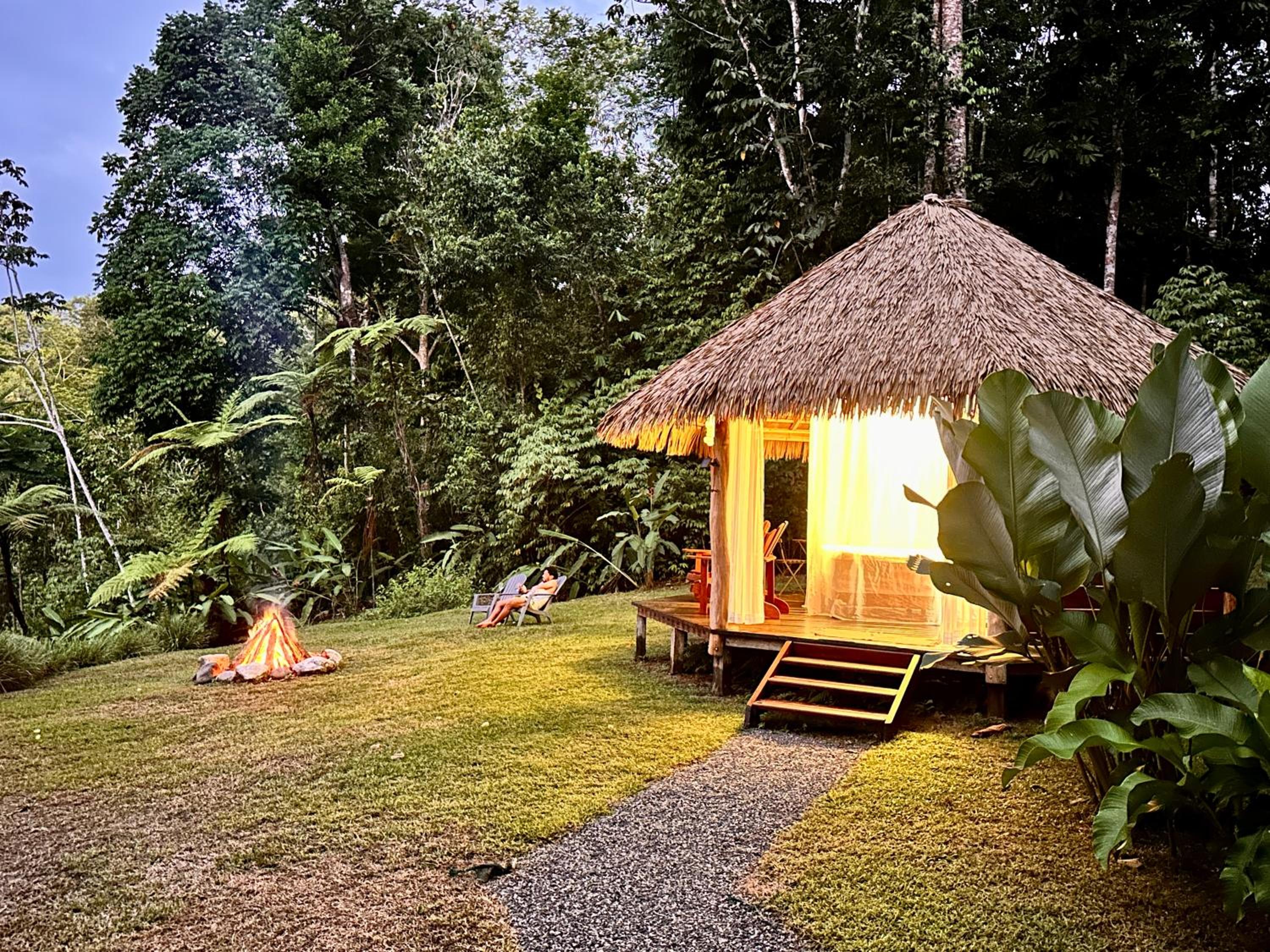 Finca Terra Incognita - Wood cabins in the jungle - Sea view