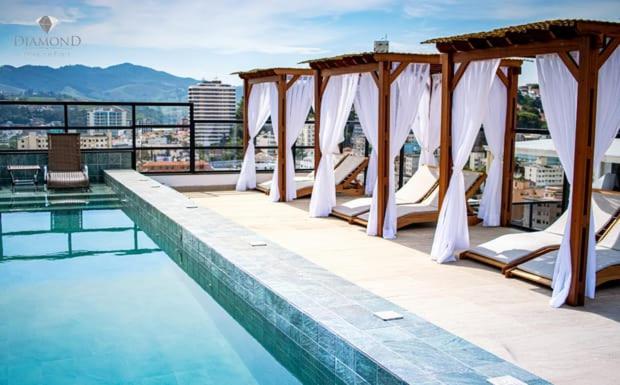 Flats novos e modernos, próximos ao centro, em um ambiente de excelência no Diamond