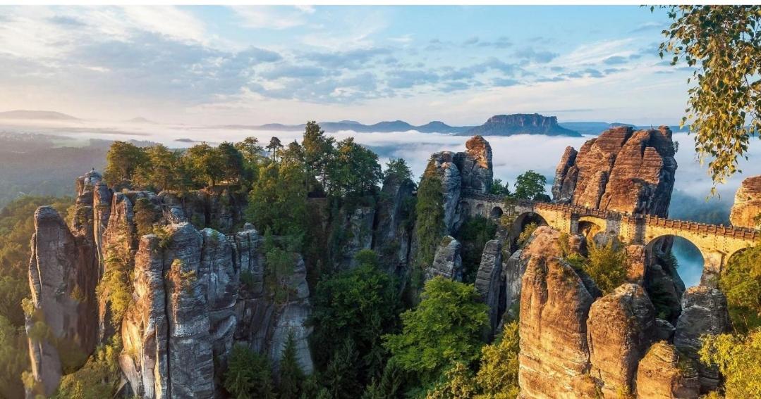 Ferienwohnung nahe Schloss Kuckuckstein,Infrarotsauna, Hunde