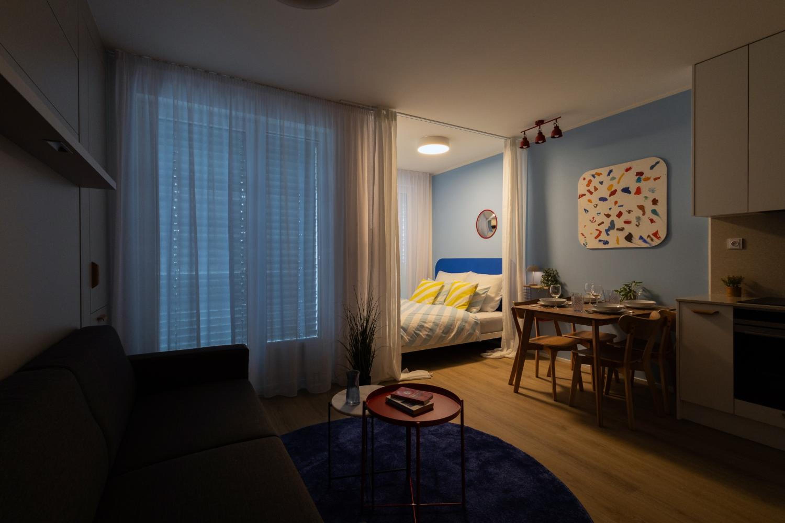 Colorful Apartment - Balcony, Free Parking, by Gravity Prague