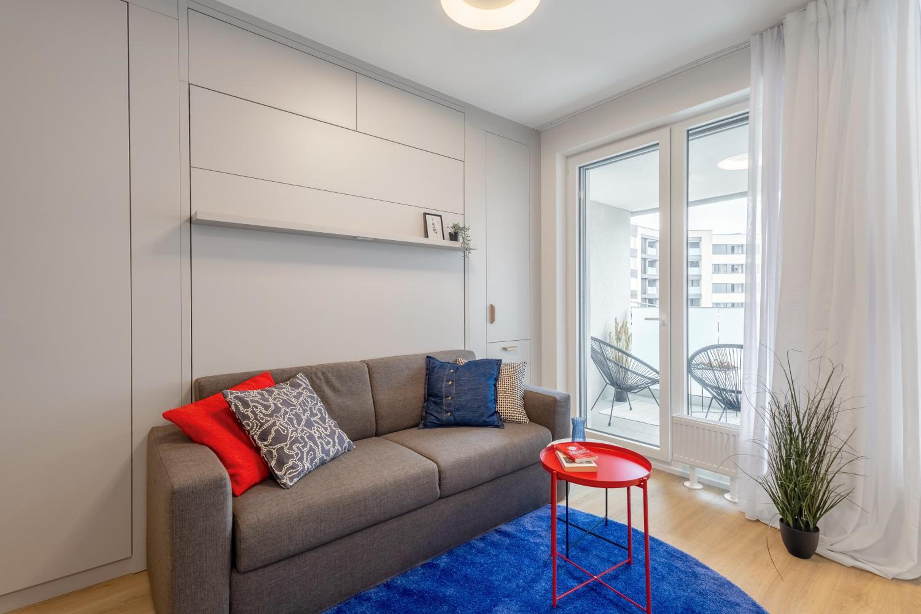 Colorful Apartment - Balcony, Free Parking, by Gravity Prague