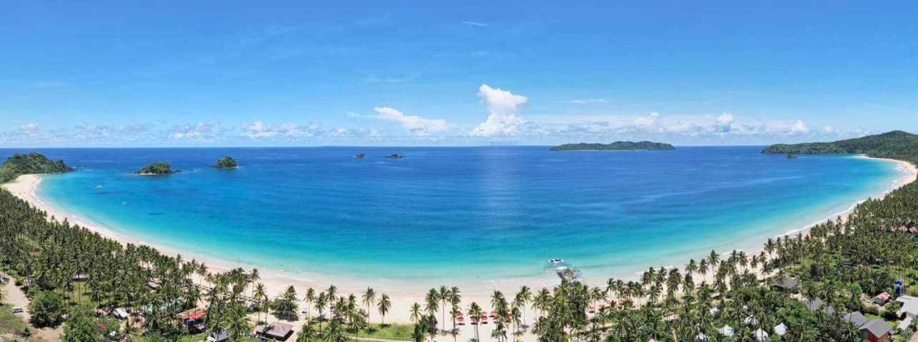 Lazy Juan Beach House Nacpan view 3