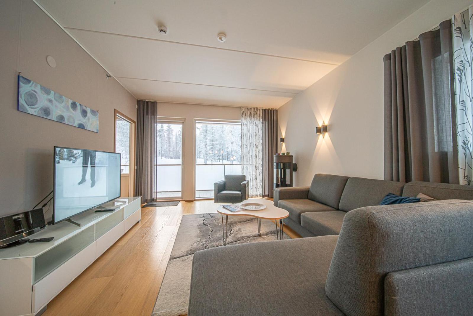 LEVI Tunturinlaita A4, Ski-in Ski-out 3xBedroom view 4