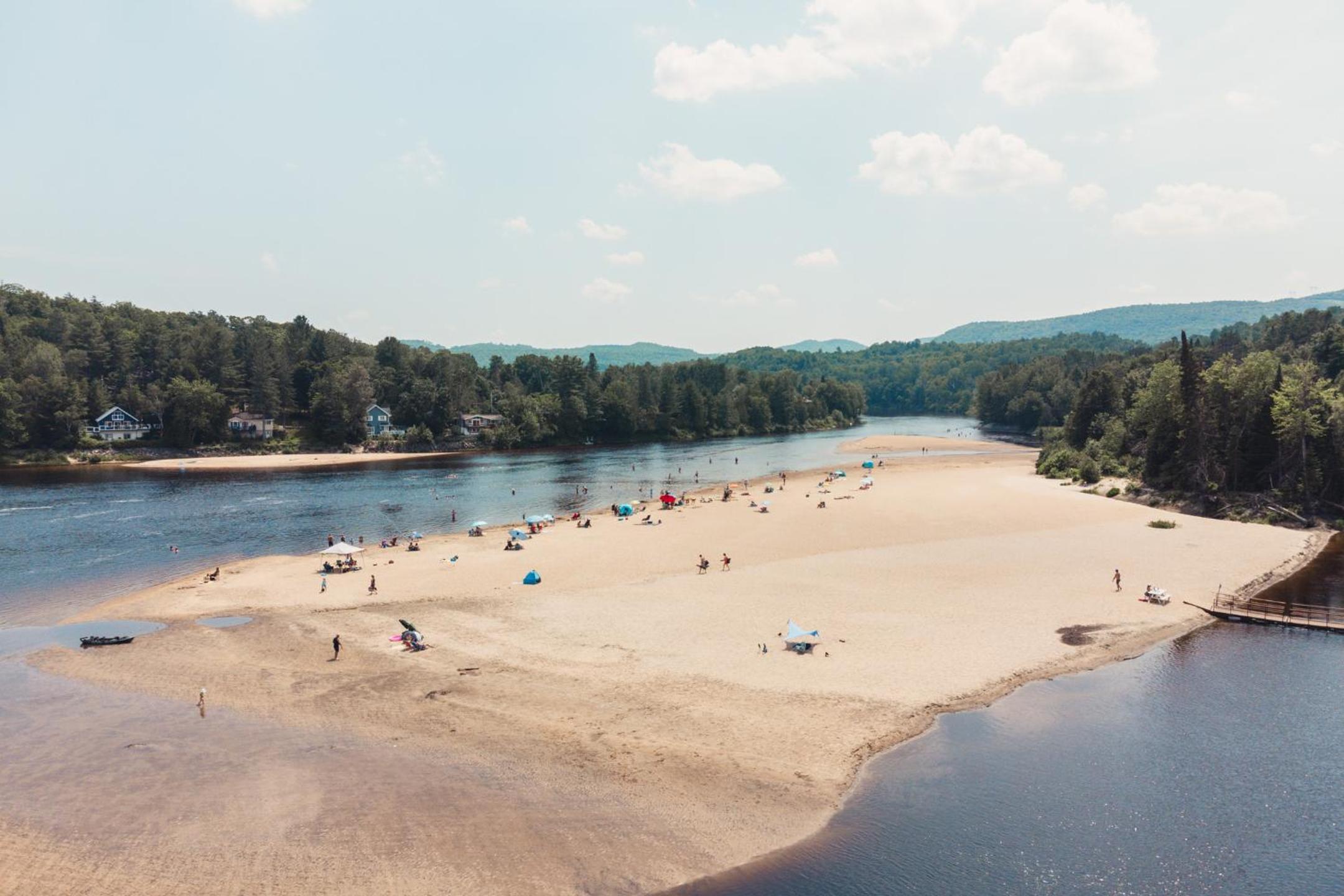 Tremblant Forest Spa Lac Plage Quai Privé