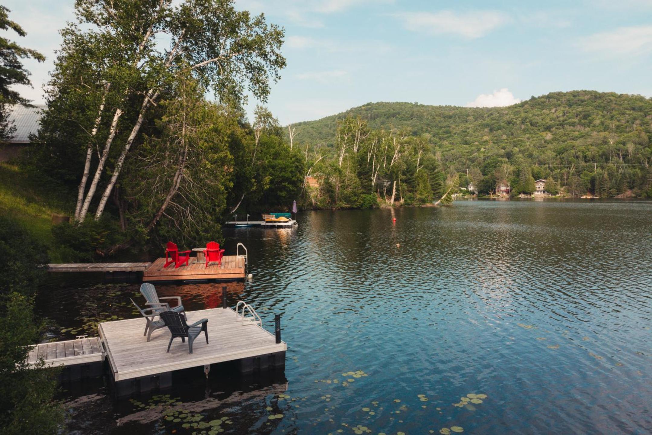 Tremblant Forest Spa Lac Plage Quai Privé