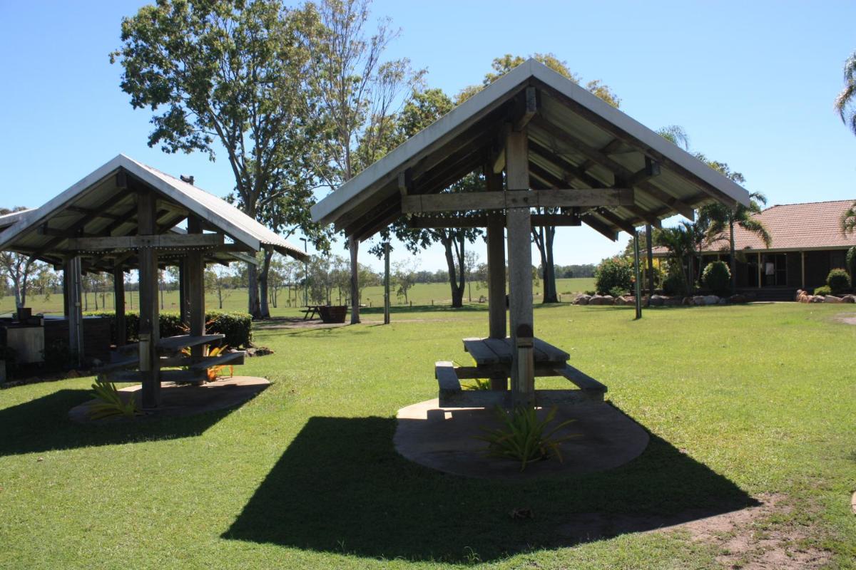 outdoor BBQ area