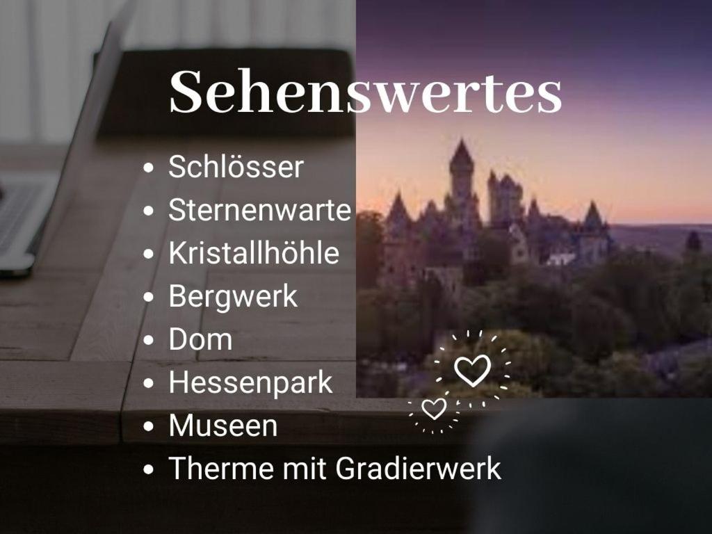 Kleine einzigartige Ferienwohnung auf dem Bauernhof, direkt in der Natur mit Blick auf Schloss Braunfels