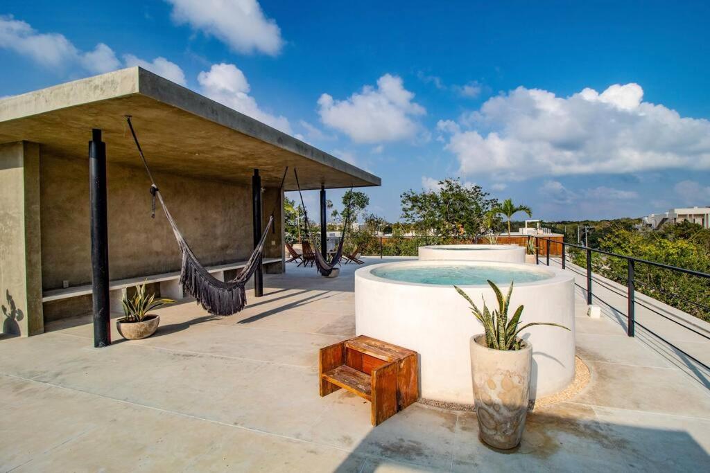 Cozy studio in the jungle with private pool plunge view 5