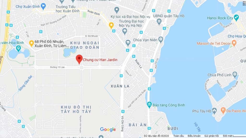 Apartments in Han Jardin Building next West Lake