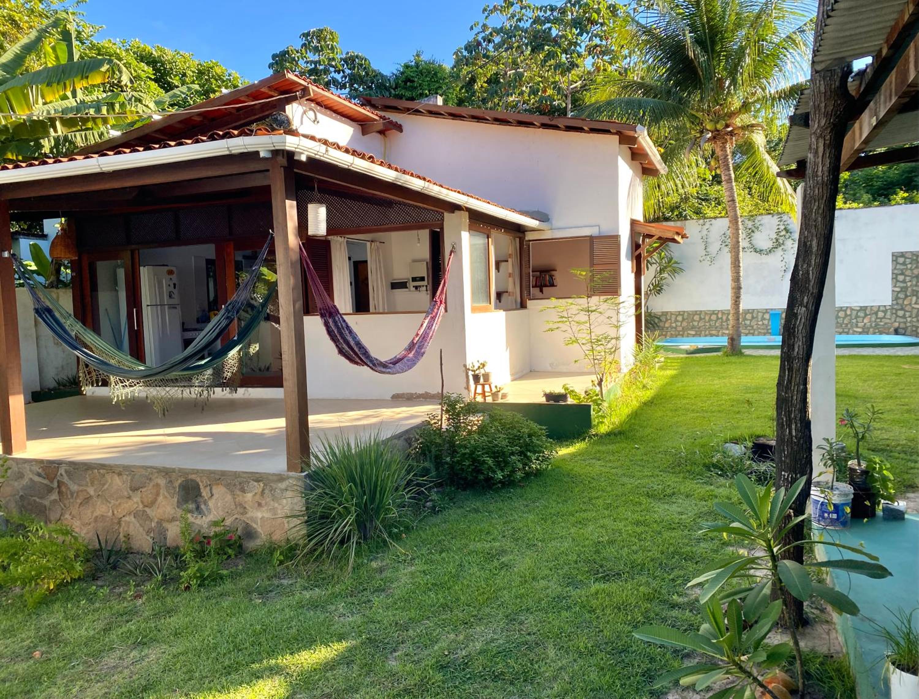 Espaçoso 4qd, Privado casa com Piscina, Love Beach, Pipa