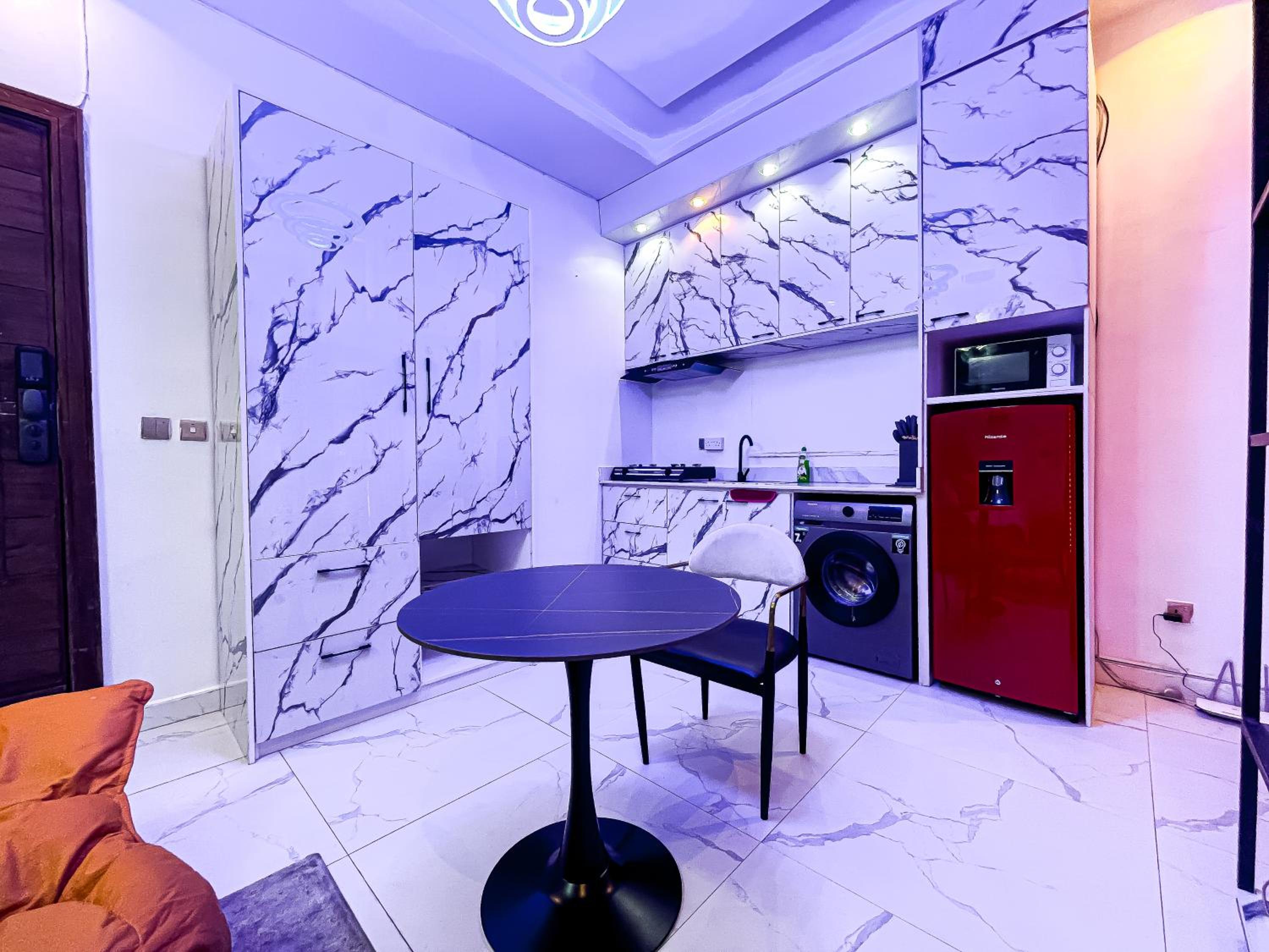 Cinematic Studio apartment with PS5 view 2