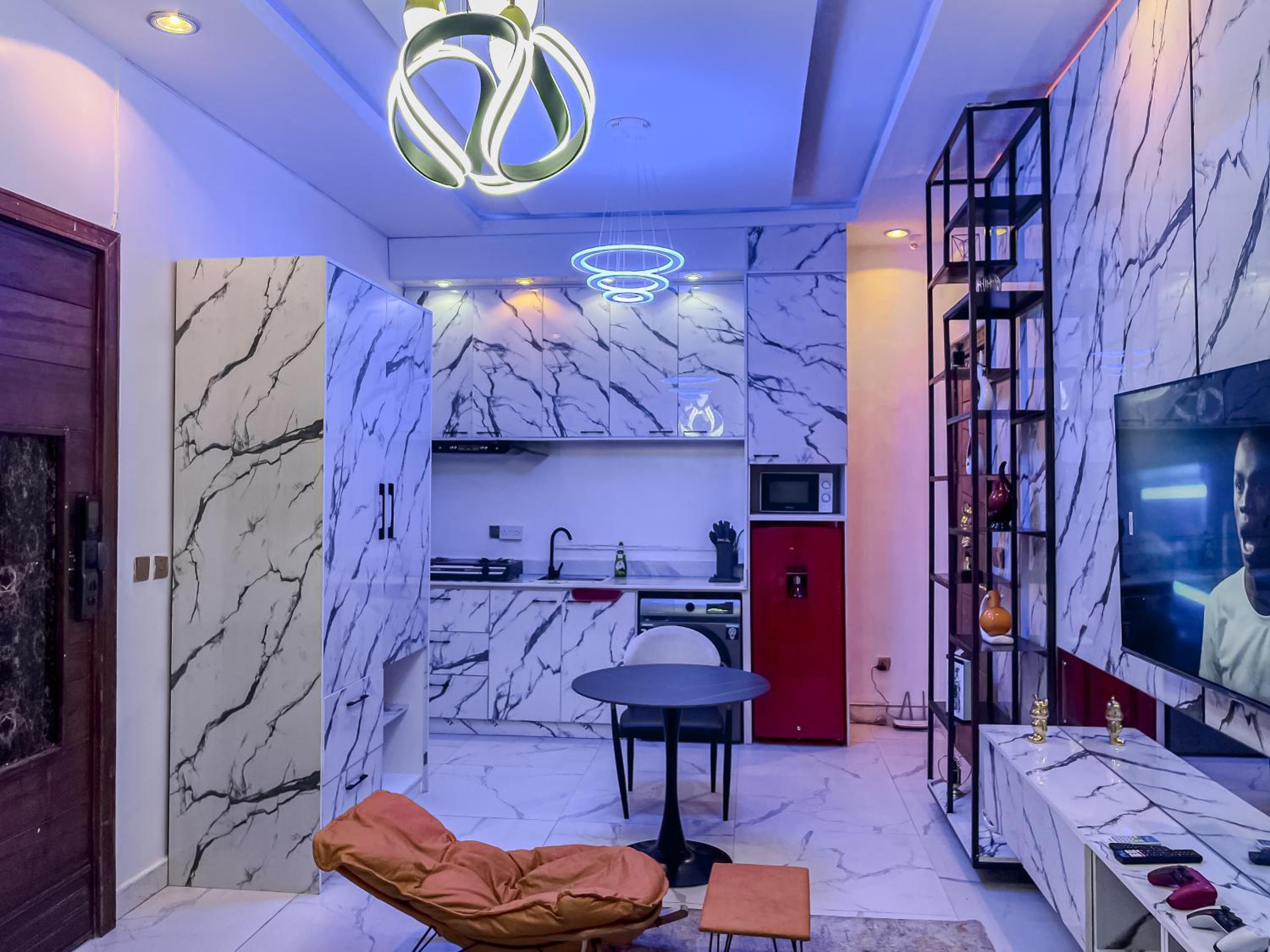 Cinematic Studio apartment with PS5 view 4