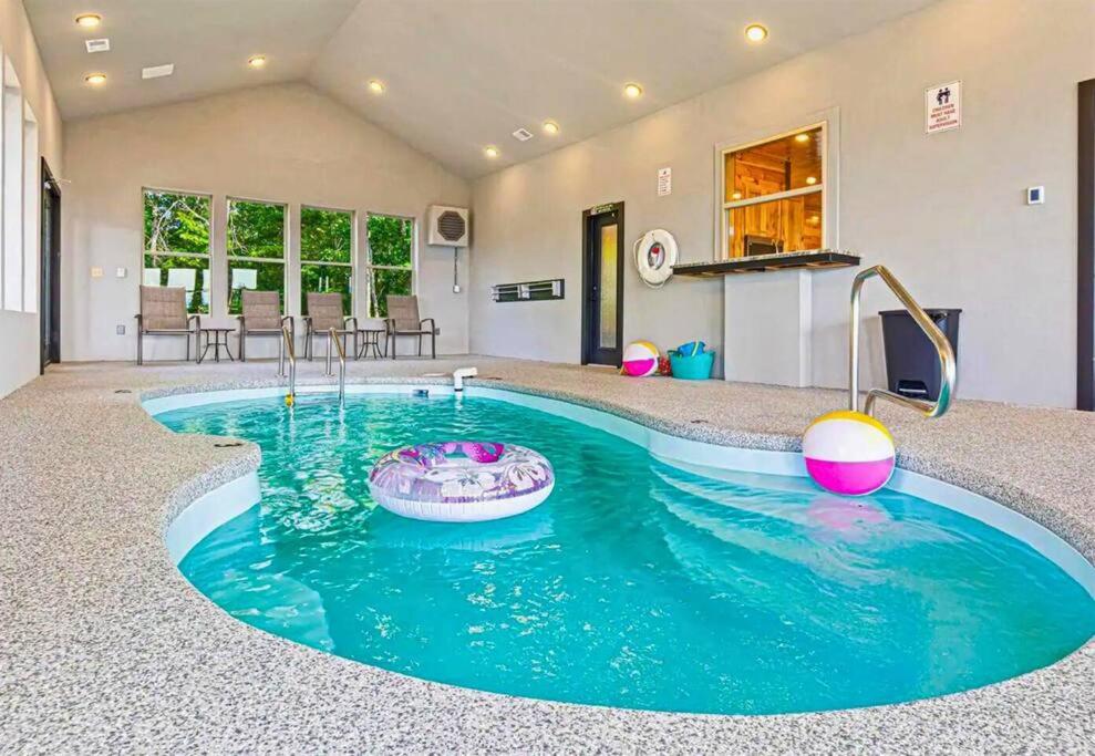 Amazing Mountain Views Indoor Pool Game Room view 5