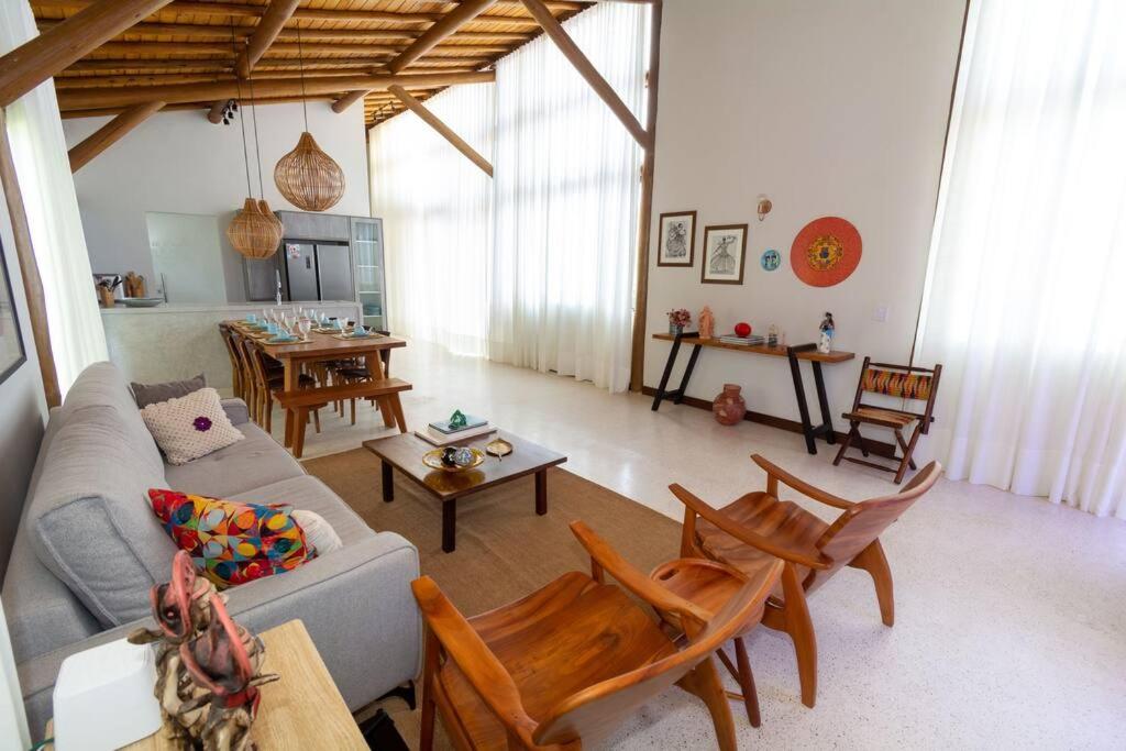 Morada das Borboletas, casa de praia em Imbassaí-BA