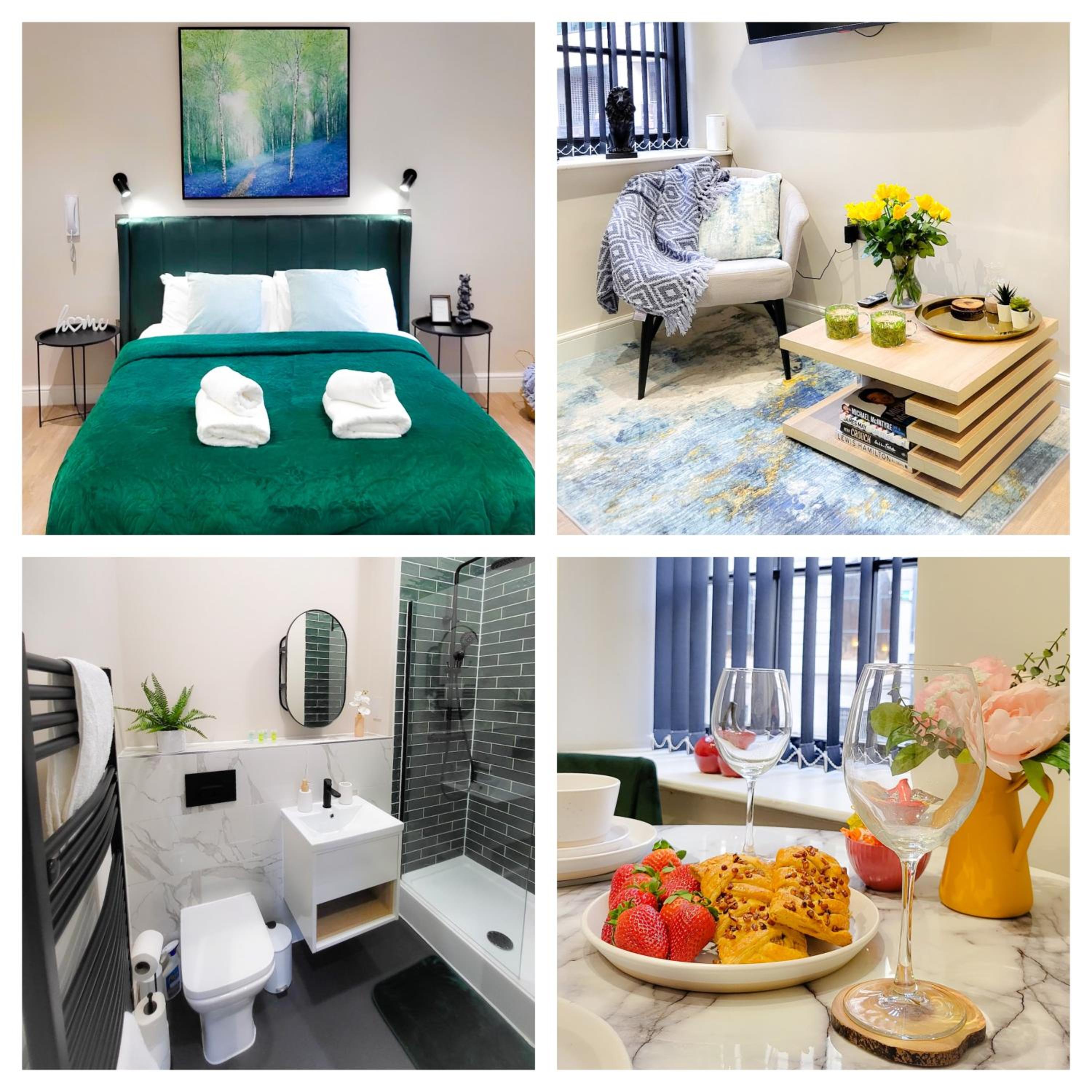 Long Stay Offers, Modern Amenities, Fully Equipped, All Bills Included, Perfect Location, King Size Bed, Fast Wifi view 2
