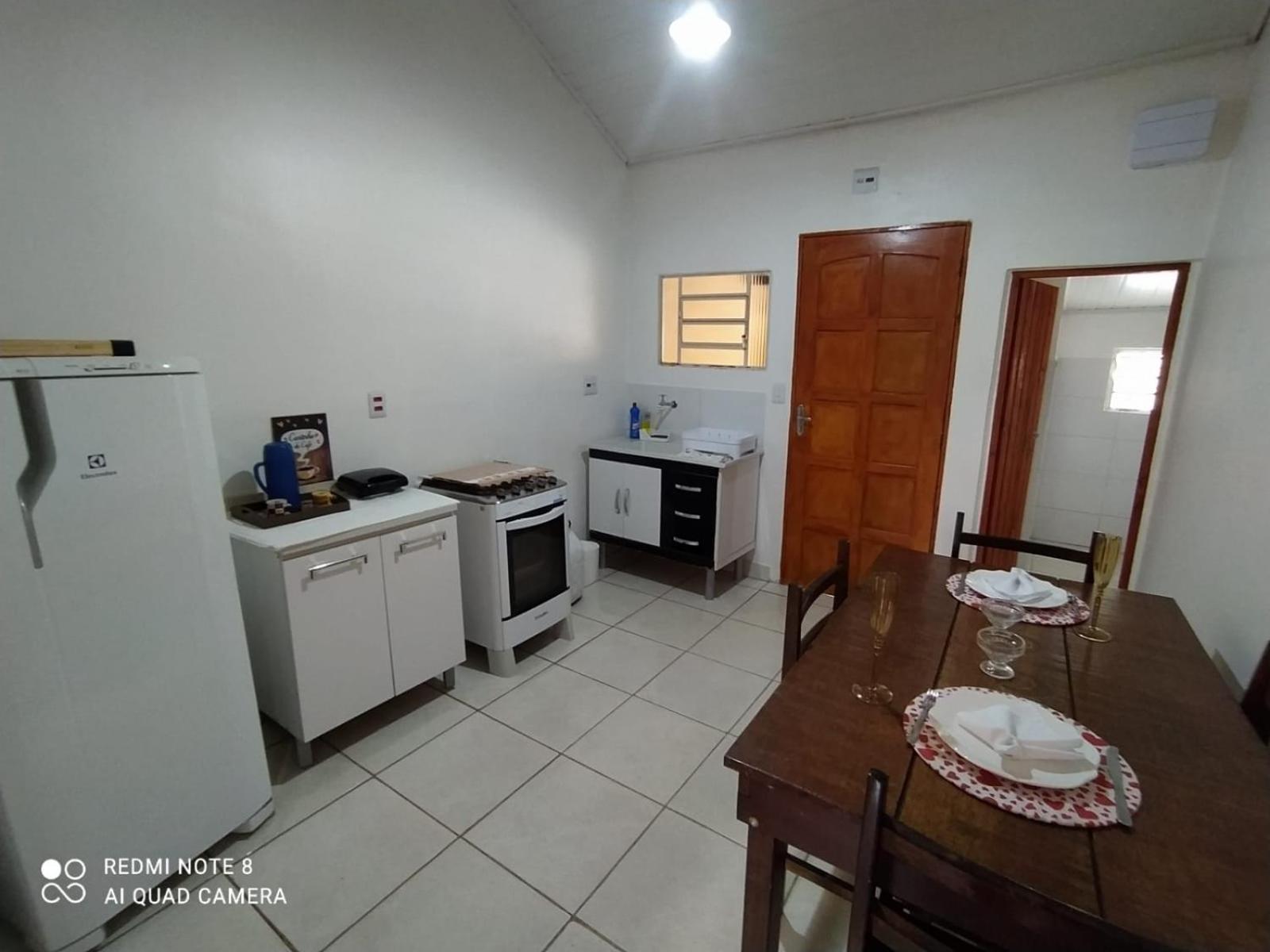 Casa da Vovó na Pousada Sitio Pauletto - com Cozinha, Churrasqueira e Decoração