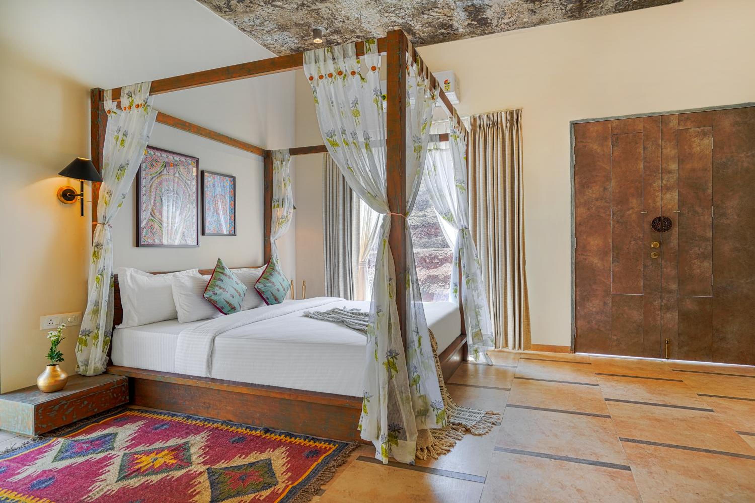 SaffronStays Moringa WishingTree - 3-BR villa near Nathdwara with pool, lawn and hillside views view 5