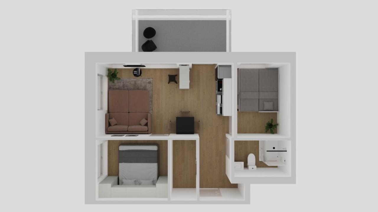 New 3-Bed Apartment & Free Garage parking view 4