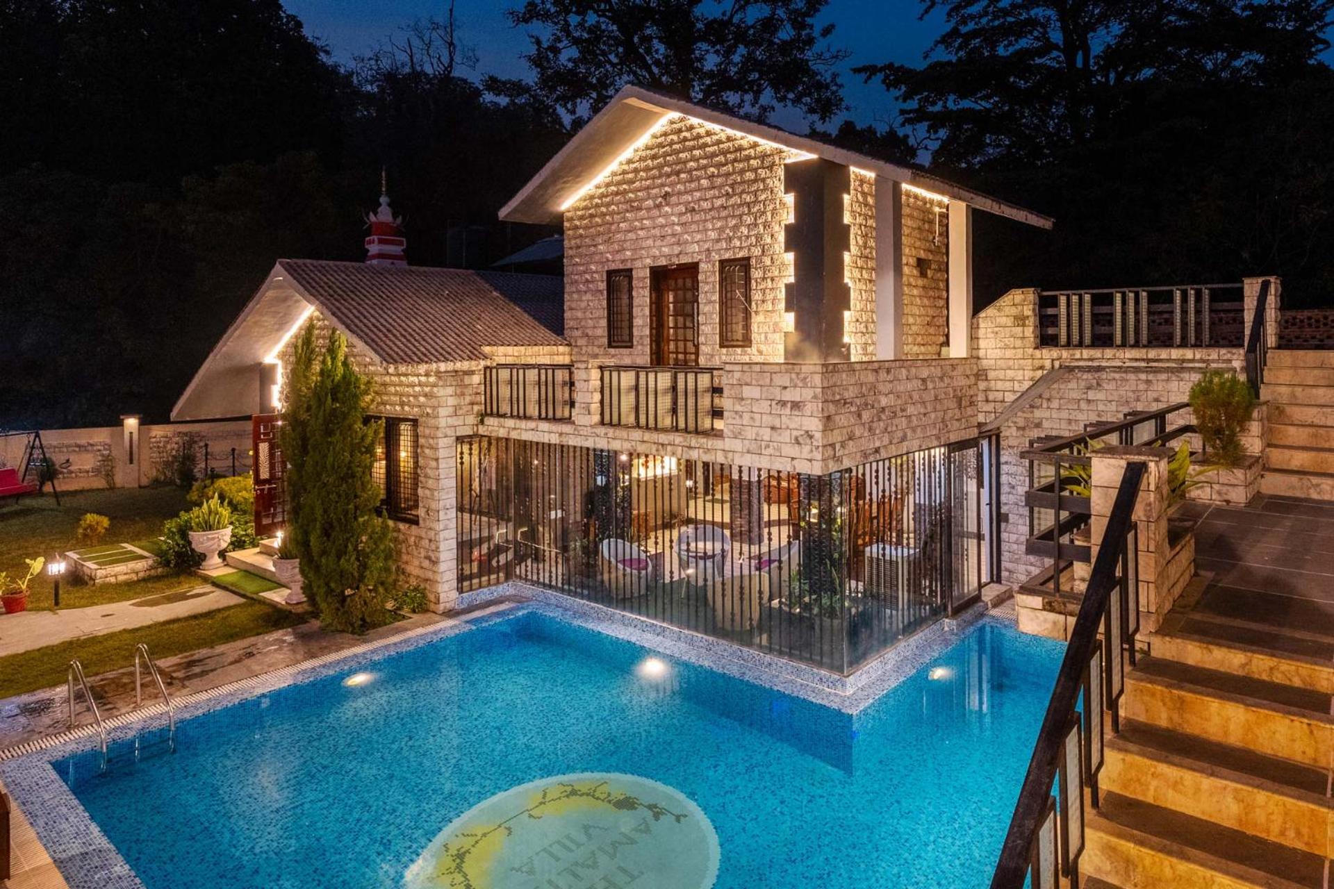 Amaltas with Pvt Pool & Lawn By StayVista view 3
