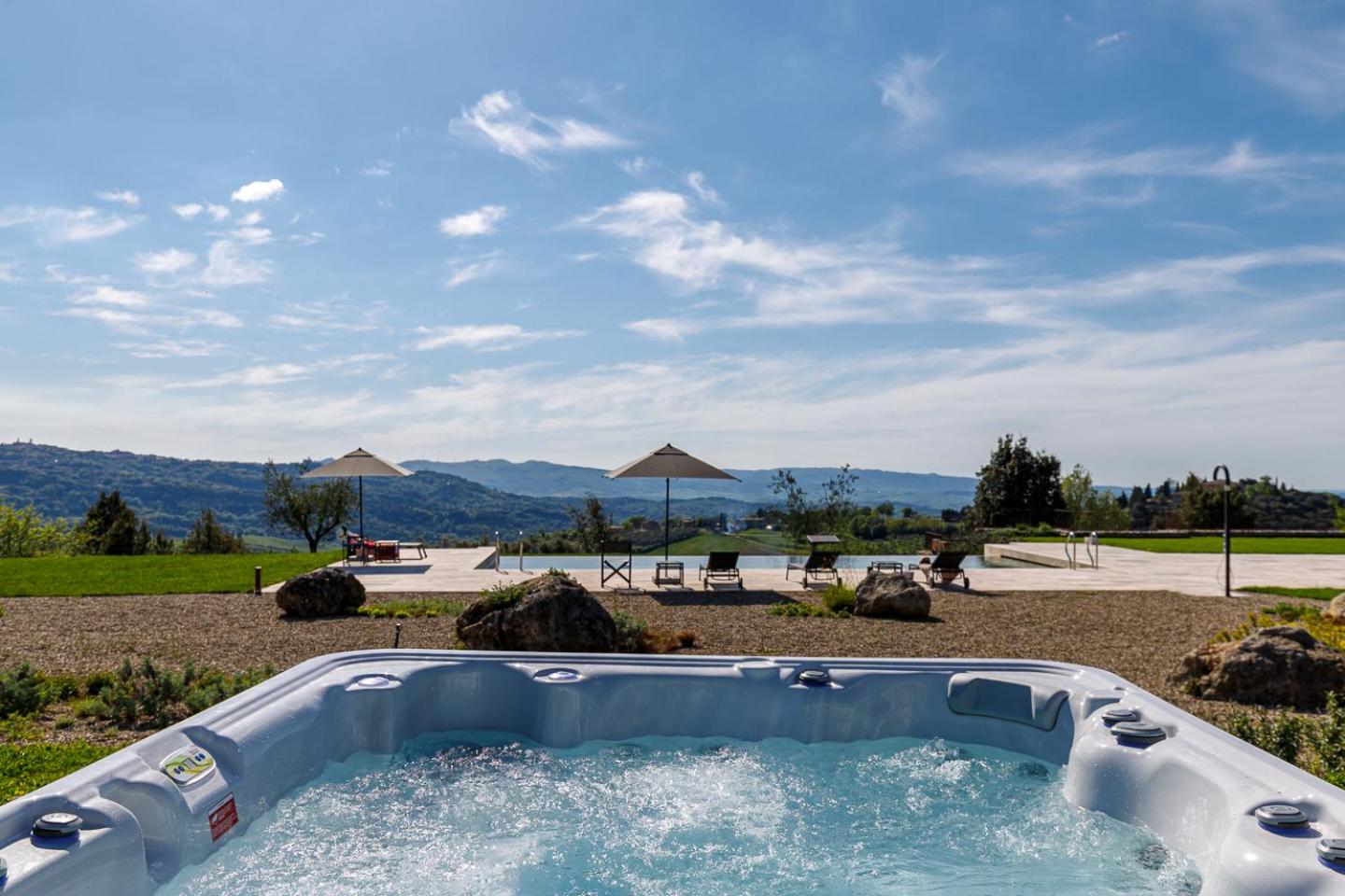 Villa Velari In Volterra With Private Pool, AC view 3