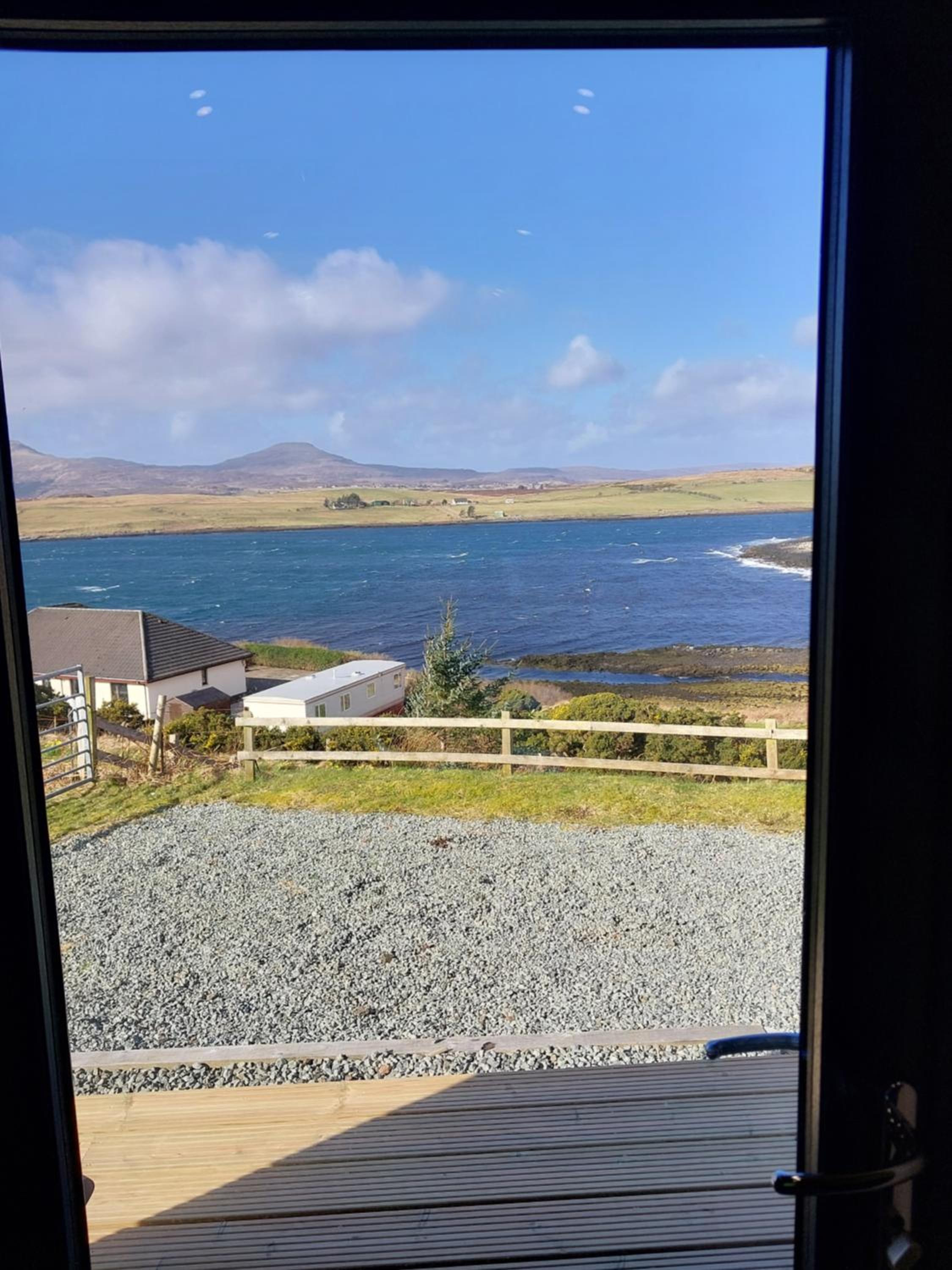 Loch Caroy Pods view 2