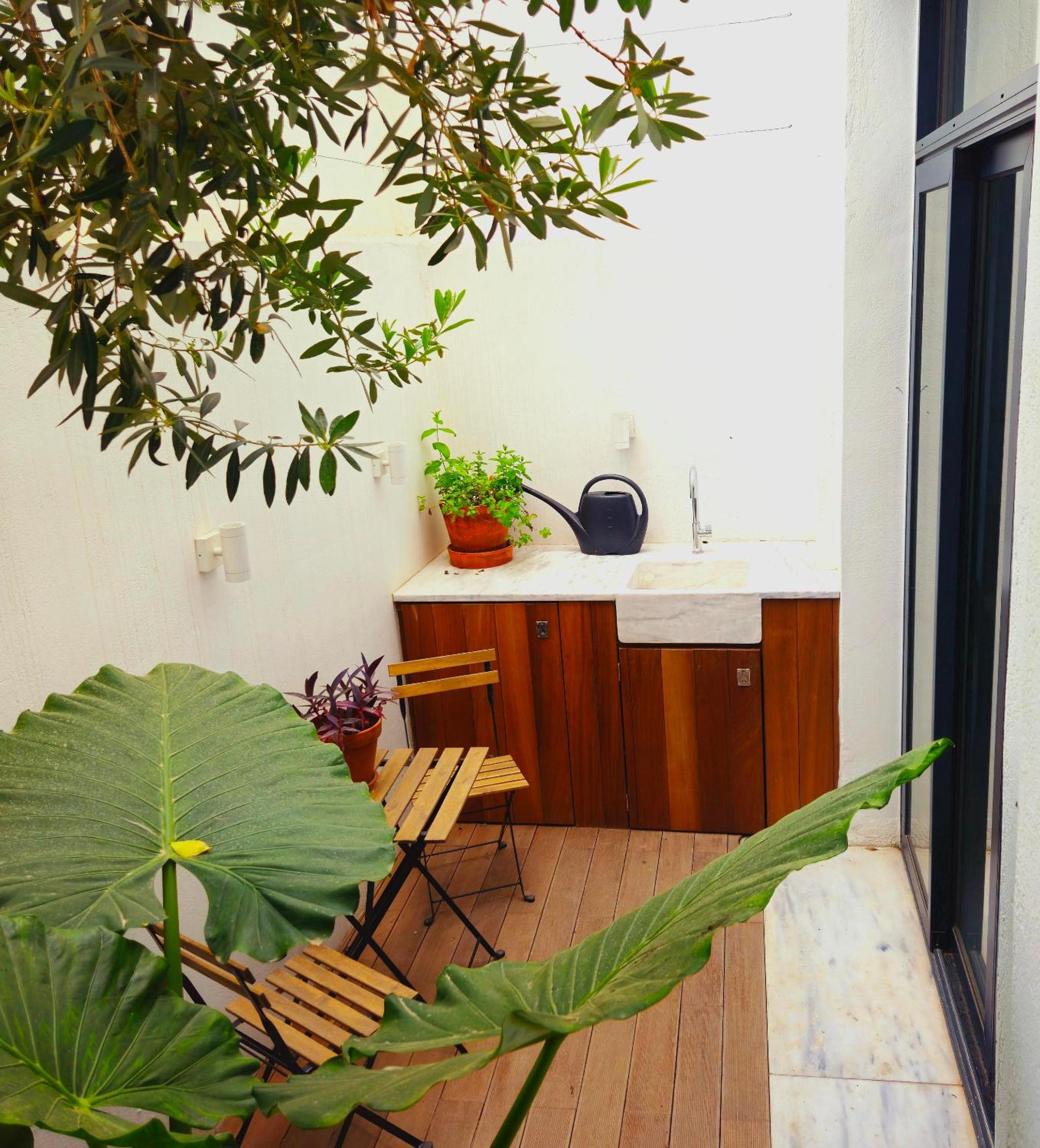 Stijlvolle loft met patio in de Acropolis buurt