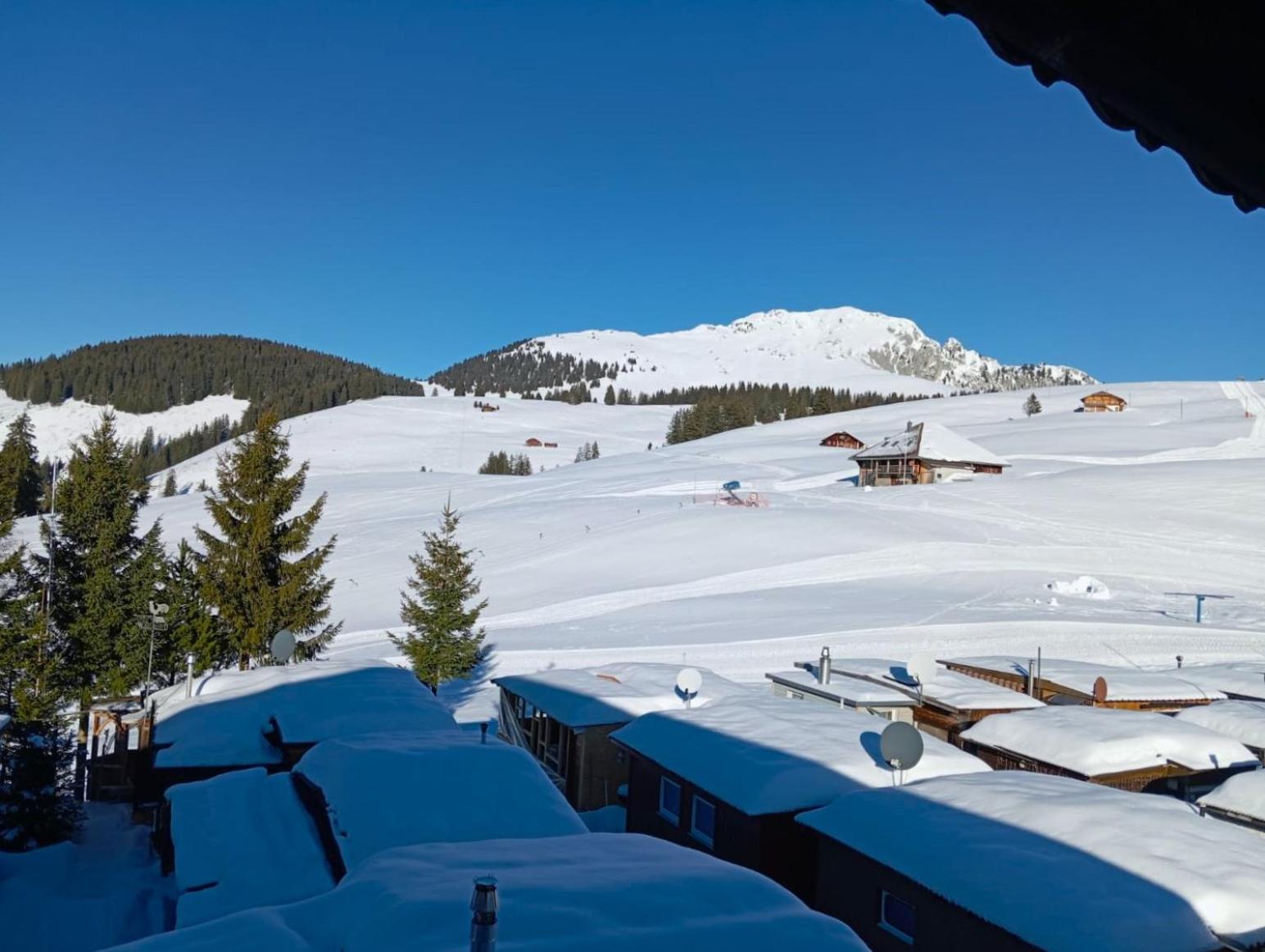 Chambre double Doppelzimmer Camping Jaunpass